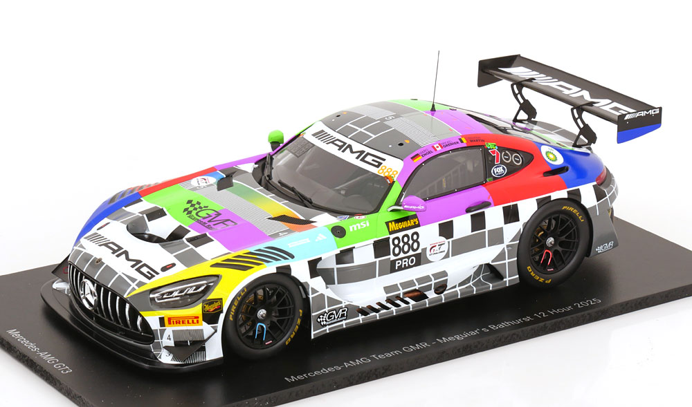 MERCEDES AMG GT3 EVO NO 888 12H BATHURST 2025