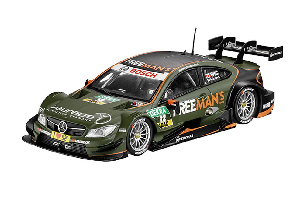 MERCEDES AMG C-COUPE DTM ROBERT WICKENS FREE MANS WORLD MERCEDES AMG 2014 GREEN
