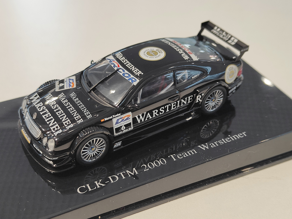 MERCEDES CLK AMG #6 WARSTEINER BLACK / МЕРСЕДЕС АМГ (БОКС МОЖЕТ ИМЕТЬ ПОТЕРТОСТИ ИЛИ ТРЕЩИНЫ)