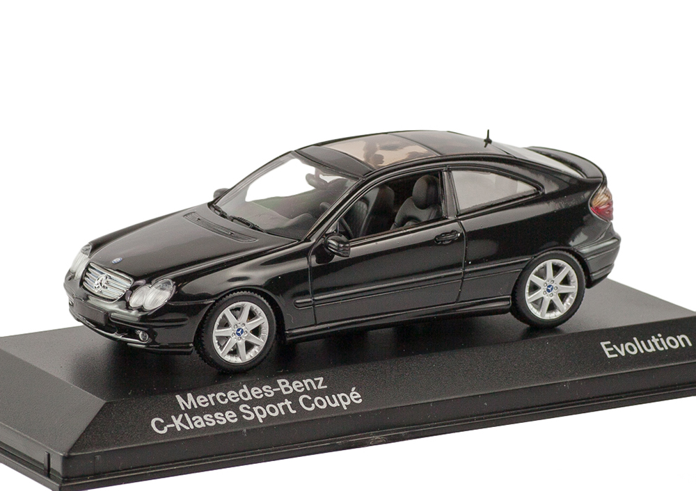MERCEDES-BENZ C-CLASS SPORT COUPE EVOLUTION C203 (W203) ЧЕРНЫЙ МЕТАЛЛИК