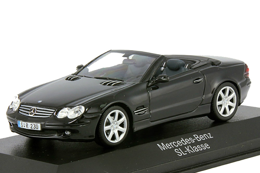 MERCEDES-BENZ SL R230 2001 OBSIDIAN BLACK