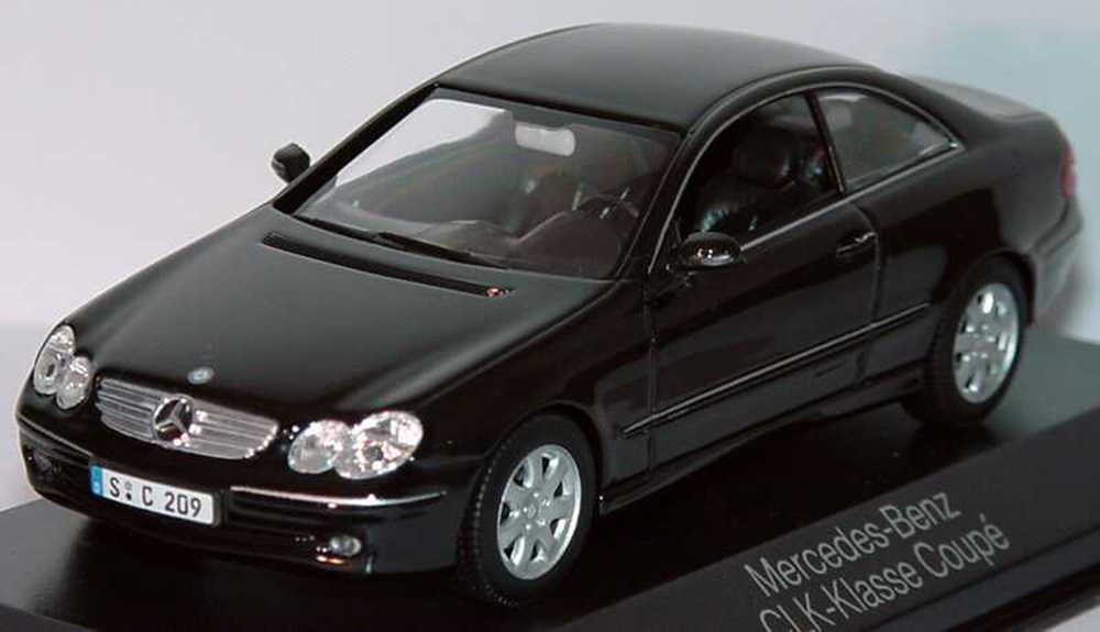 MERCEDES-BENZ CLK-KLASSE COUPE 2003 C209 ЧЕРНЫЙ МЕТАЛЛИК