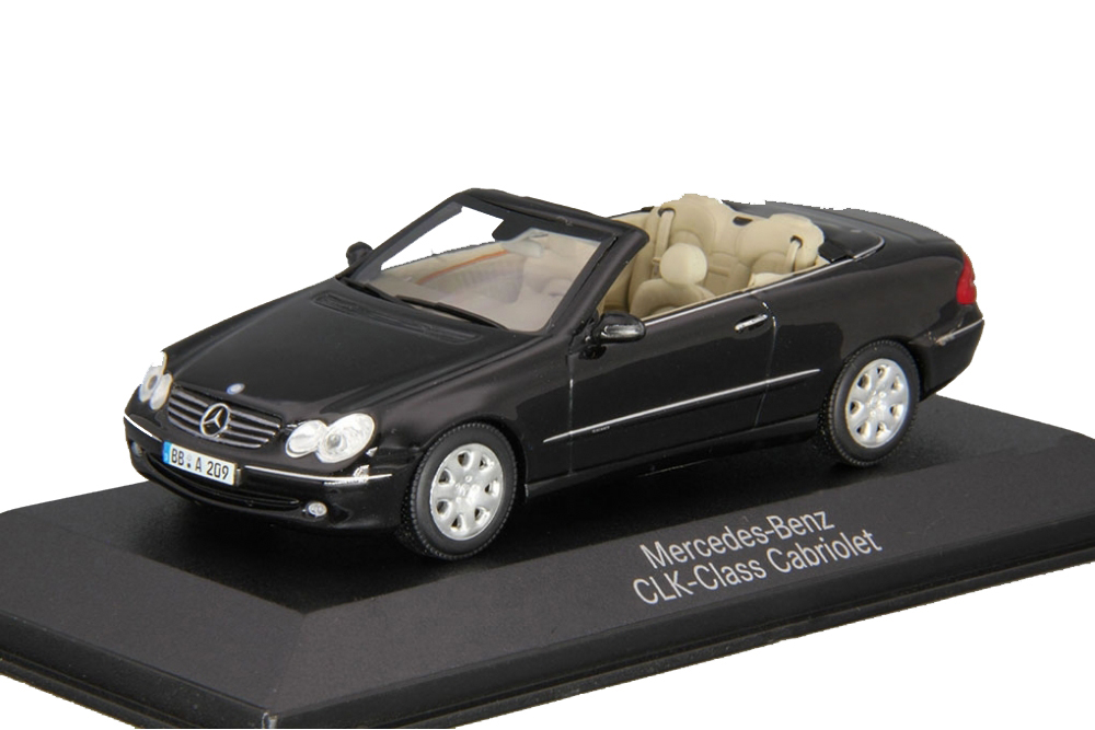 MERCEDES-BENZ CLK-KLASSE A209(W209) КАБРИОЛЕТ ЧЕРНЫЙ