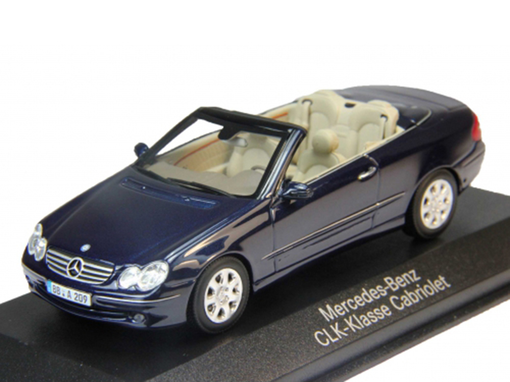 MERCEDES-BENZ CLK-CLASS CABRIO 2002 A209 (W209) СИНИЙ МЕТАЛЛИК