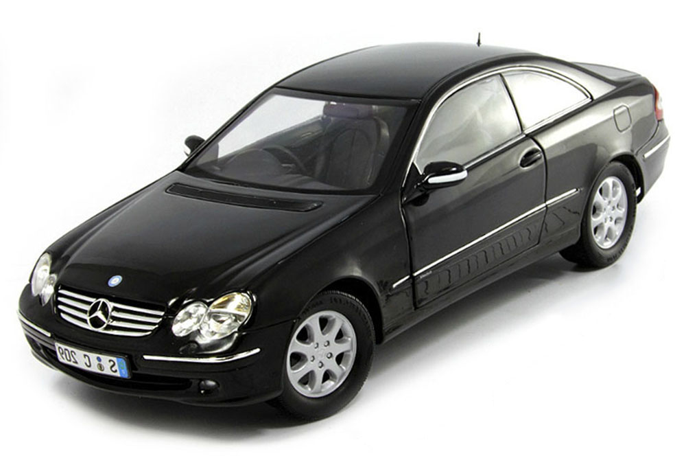 MERCEDES CLK-KLASSE COUPE C209 (W209) 2002 ЧЁРНЫЙ
