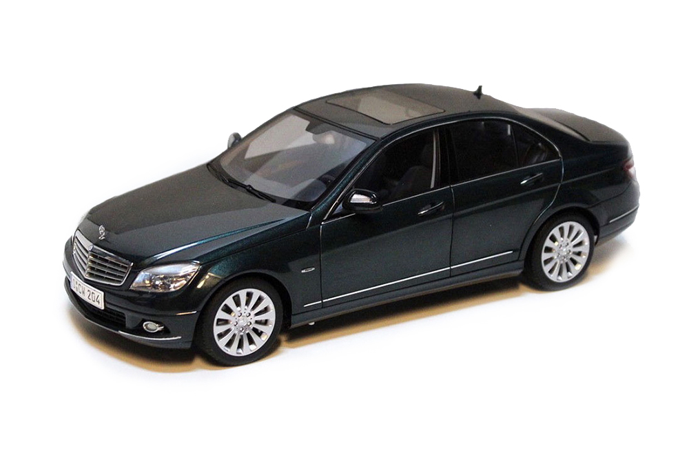 MERCEDES W204 C-KLASSE ELEGANCE 2007 GREEN