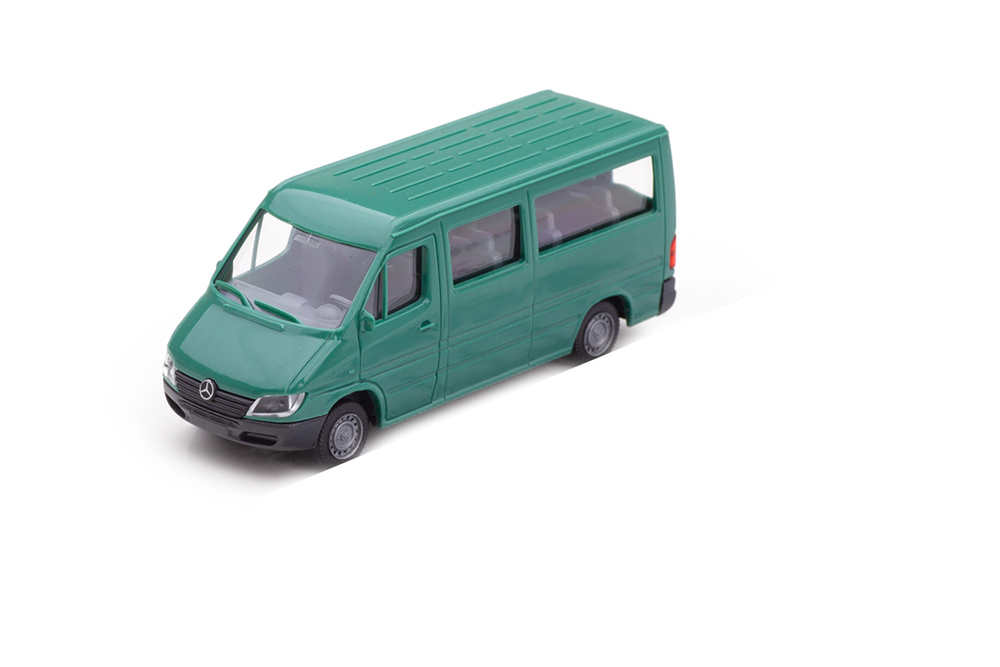 MERCEDES-BENZ SPRINTER FACELIFT 2000 АВТОБУС БИРЮЗОВЫЙ (ДЛИНА МОДЕЛИ 3-5 СМ)