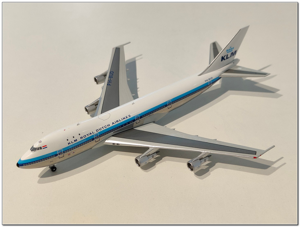 BOEING B 747-206B KLM ROYAL DUTCH AIRLINES PH-BUD LIMITED 480 PCS (ДЛИНА 17,66 СМ)