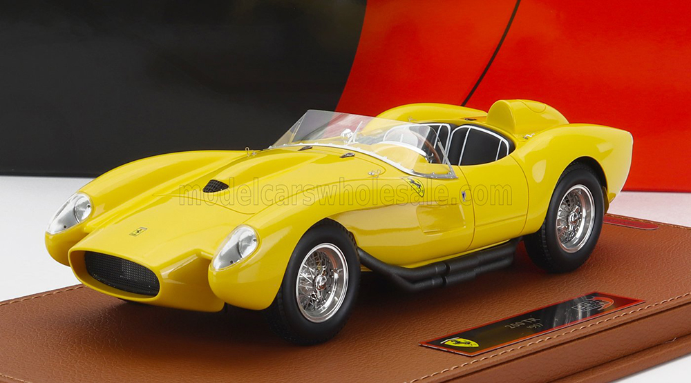 FERRARI 250TR TESTAROSSA SPIDER (1957) - CON VETRINA - WITH SHOWCASE, YELLOW