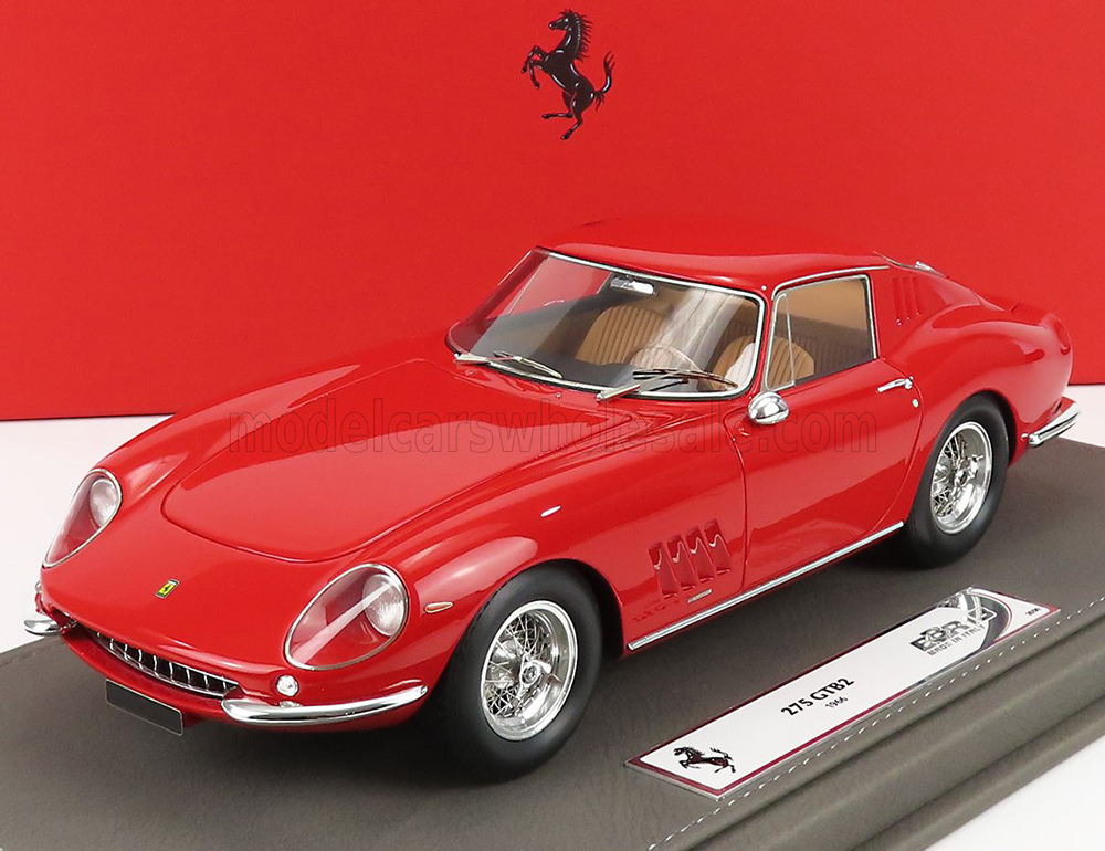 FERRARI 275 GTB2 COUPE (1966) - CON VETRINA - WITH SHOWCASE, RED