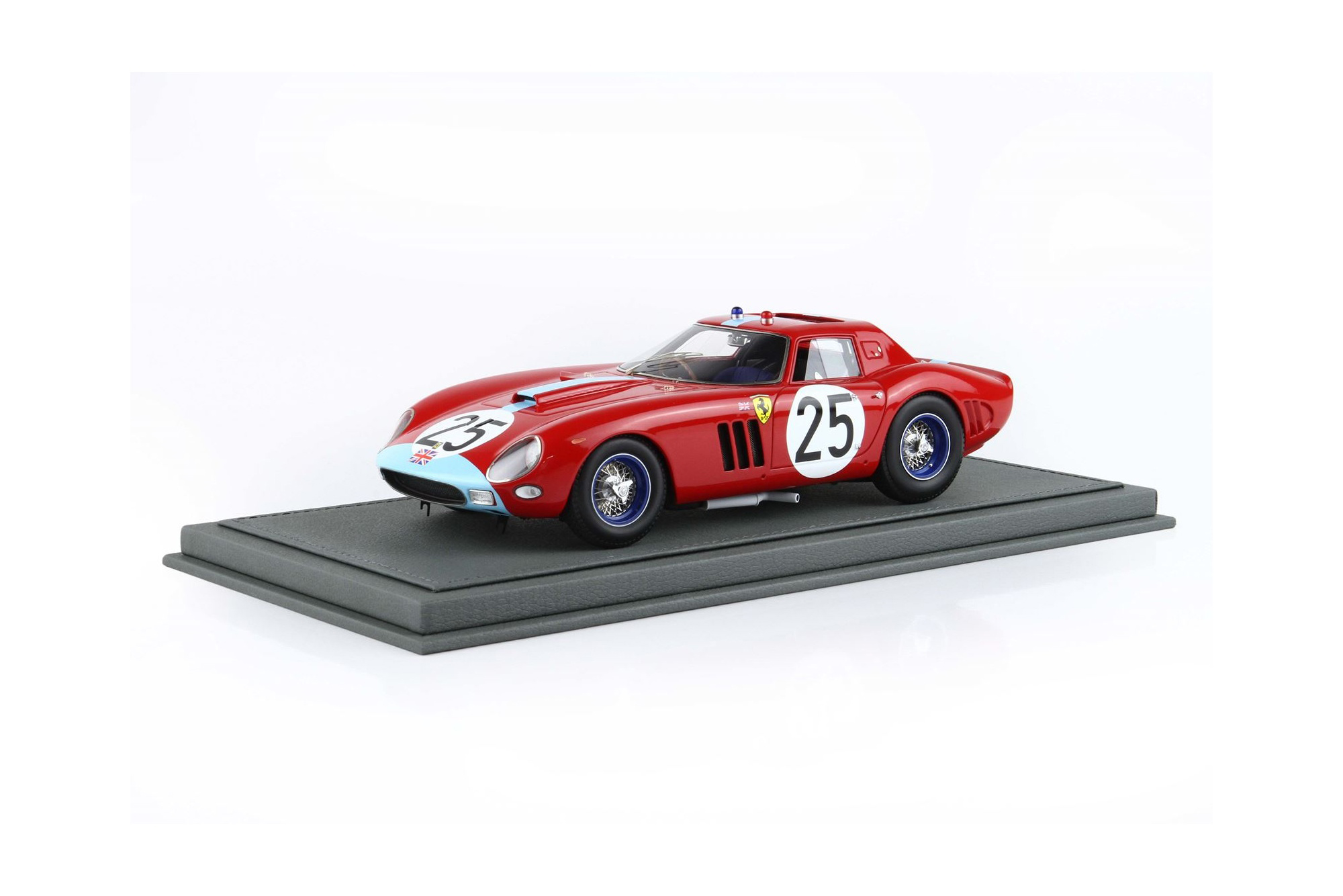 FERRARI 250 GTO 24 H LE MANS 1964 S/N 4399 GT CAR N. 25 IRELAND - MAGGS-WHEELS IN BLUE COLOR / ФЕРРАРИ 250 ГТО 24 Х ЛЕ-МАН 1964 С № 1:18 СИНИЙ