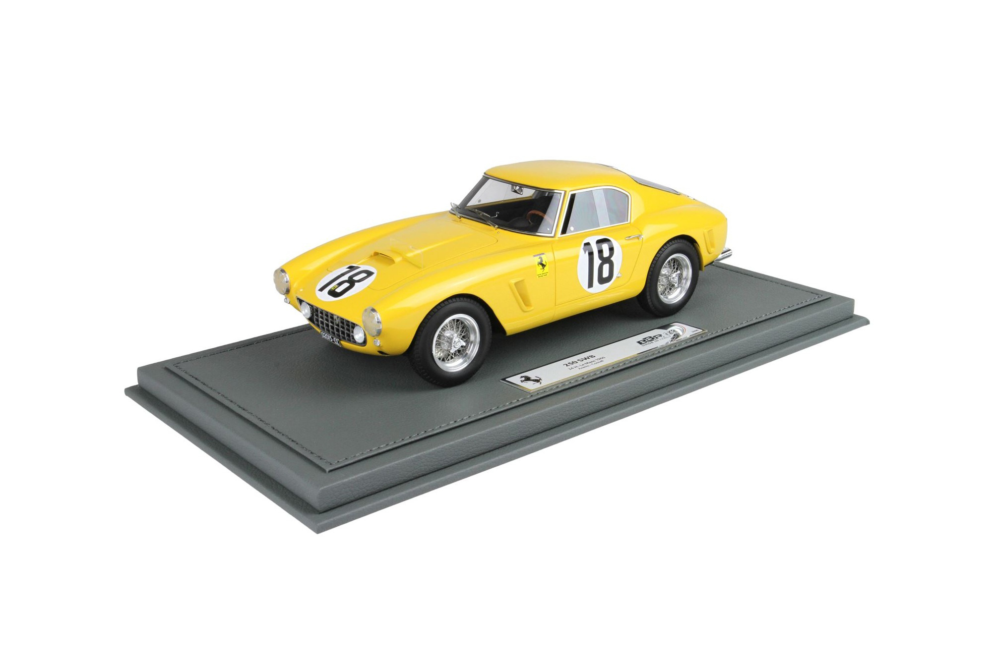 FERRARI 250 SWB 24H LE MANS 1960 CAR N. 18 ARENTS - CONNELL / ФЕРРАРИ 250 СВБ 24Х ЛЕ-МАН 1960 АВТОМОБИЛЬ № 18 1:18