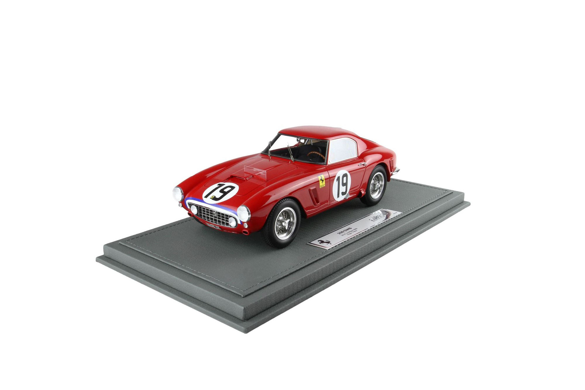 FERRARI 250 SWB 24H LE MANS 1960 CAR N. 19 HUGUS - PABST / ФЕРРАРИ 250 СВБ 24Х ЛЕ-МАН 1960 АВТОМОБИЛЬ № 19 1:18