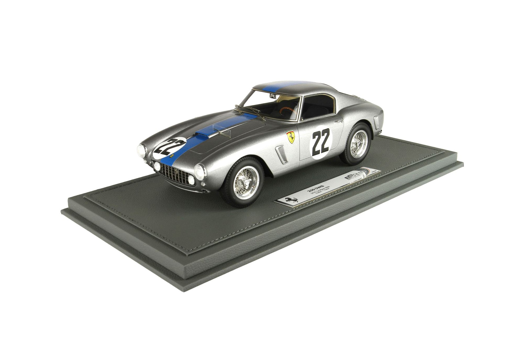 FERRARI 250 SWB 24H LE MANS 1960 CAR N. 22 NOBLET - HELDE / ФЕРРАРИ 250 СВБ 24Х ЛЕ-МАН 1960 АВТОМОБИЛЬ № 22 1:18