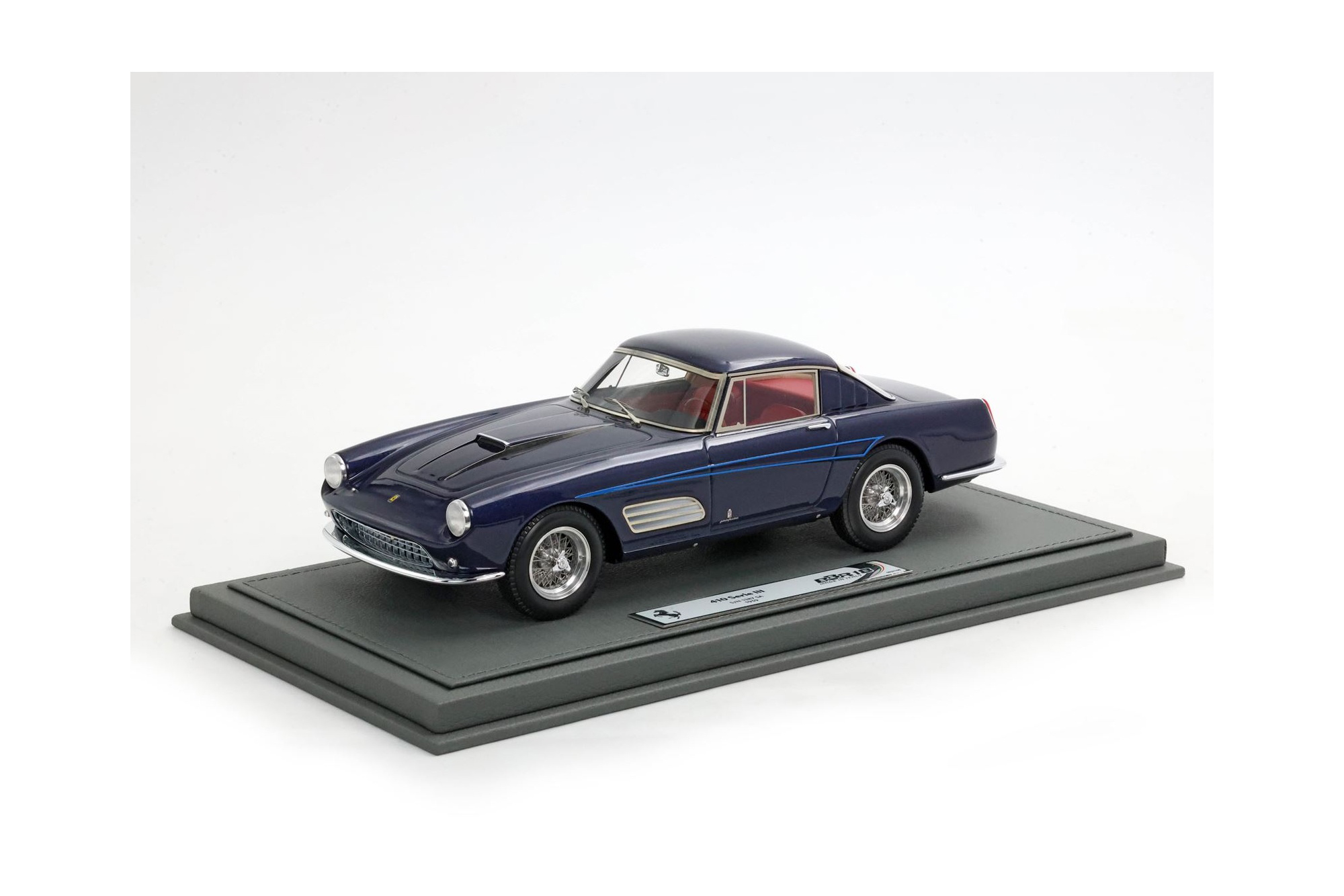 FERRARI 410 SUPERAMERICA SERIE III SN 1387 SA DARK METAL BLUE / ФЕРРАРИ 410 СУПЕРАМЕРИКА СЕРИЕ ИИИ СН 1387 СА ДАРК МЕТАЛ 1:18 СИНИЙ