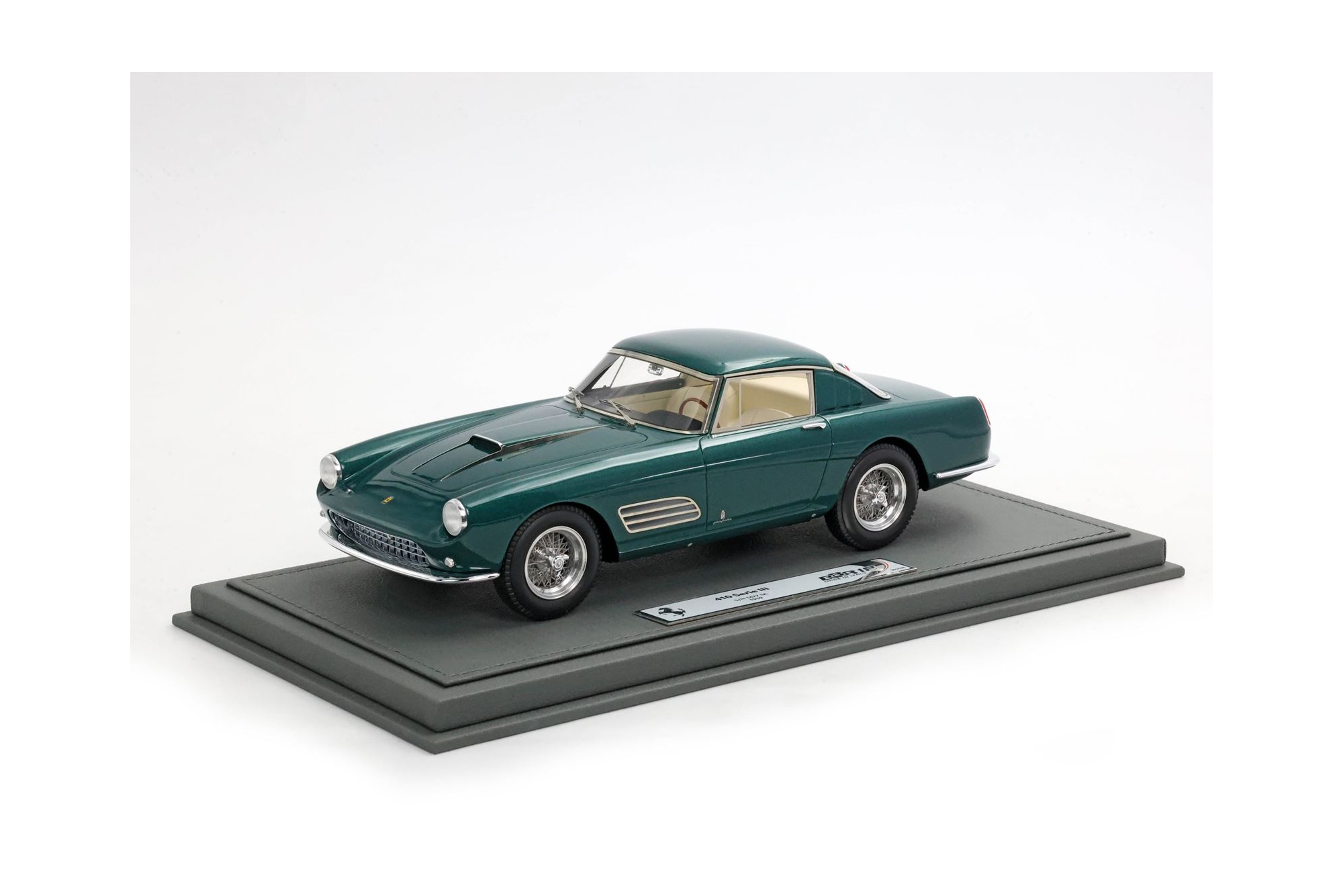 FERRARI 410 SUPERAMERICA SERIE III SN 1477 SA METALLIC PINE GREEN / ФЕРРАРИ 410 СУПЕРАМЕРИКА СЕРИЕ ИИИ СН 1477 СА МЕТАЛЛИК ПИНЕ 1:18 ЗЕЛЕНЫЙ