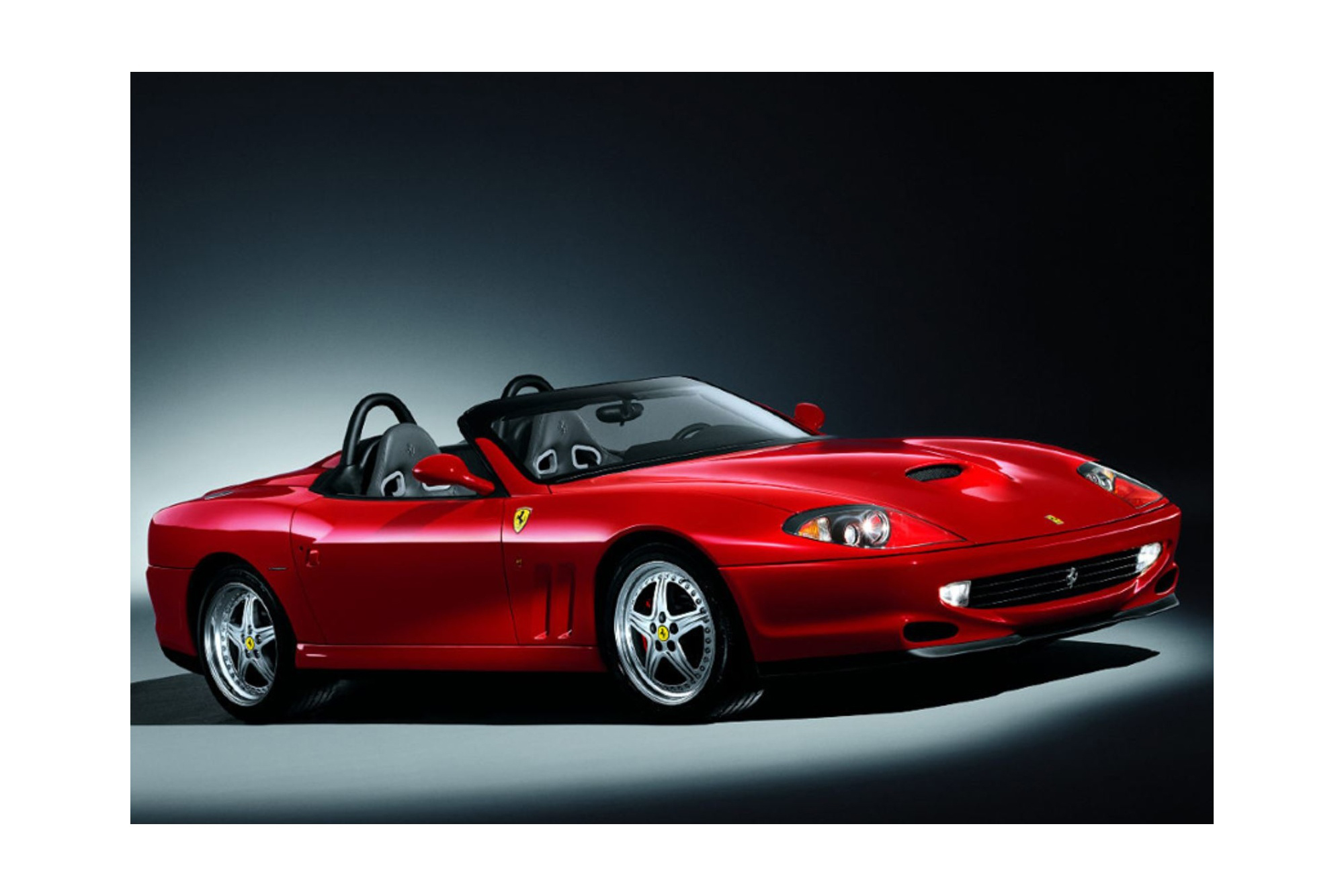 FERRARI 550 BARCHETTA 2000 - MADE IN ITALY ROSSO CORSA - BLACK INTERIOR / ФЕРРАРИ 550 БАРКХЕТТА 2000 1:18 КРАСНЫЙ