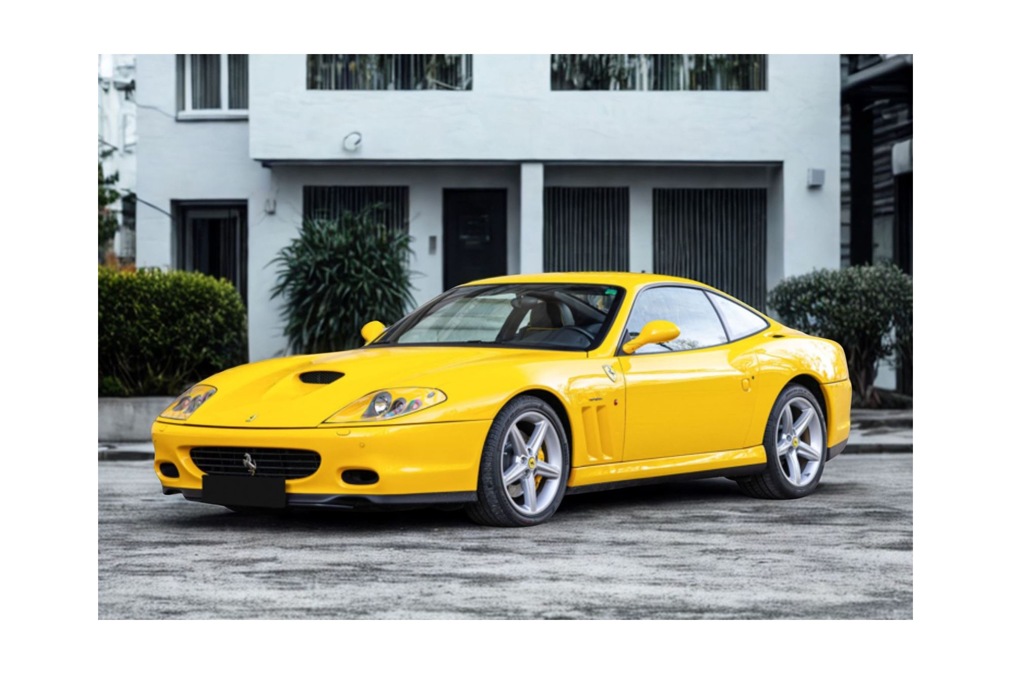 FERRARI 575M MARANELLO 2002 - MADE IN ITALY GIALLO MODENA - BLACK INTERIOR / ФЕРРАРИ 575М МАРАНЕЛЛО 2002 1:18 ЖЕЛТЫЙ