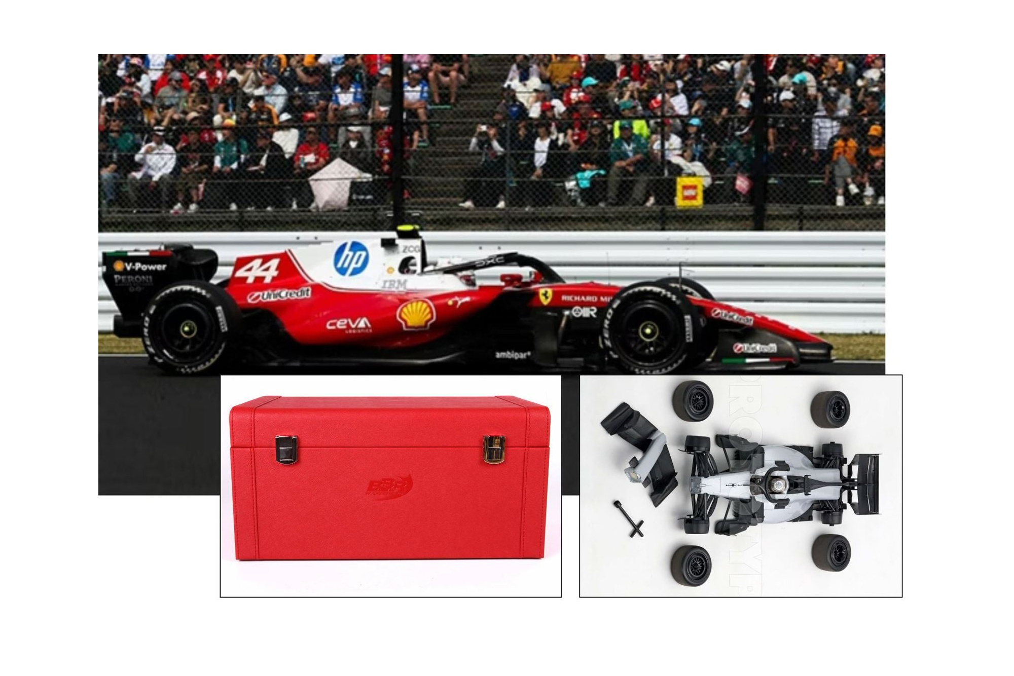 FERRARI SF26 F1 JAPANESE GRAND PRIX - HAMILTON - 6TH POSITION METAL DIECAST SPECIAL RED BOX / ФЕРРАРИ СФ26 Ф1 ЯПОНСКИЙ ГРАН-ПРИ 1:18 КРАСНЫЙ