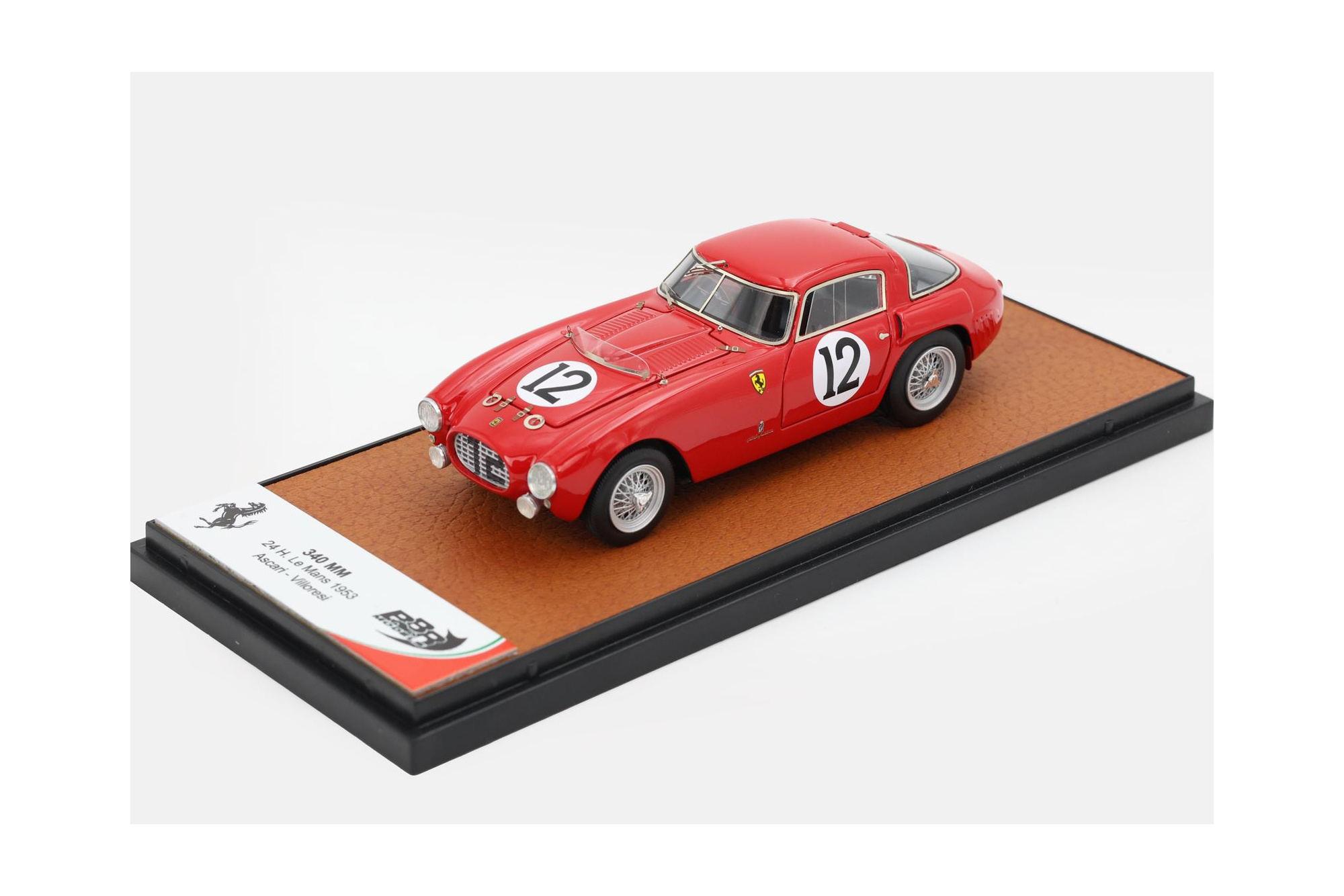 FERRARI 340 MM S/N 0318 24H LE MANS 1953 DRIVER ASCARI-VILLORESI / ФЕРРАРИ 340 ММ С № 0318 24Х ЛЕ-МАН 1953 1:43