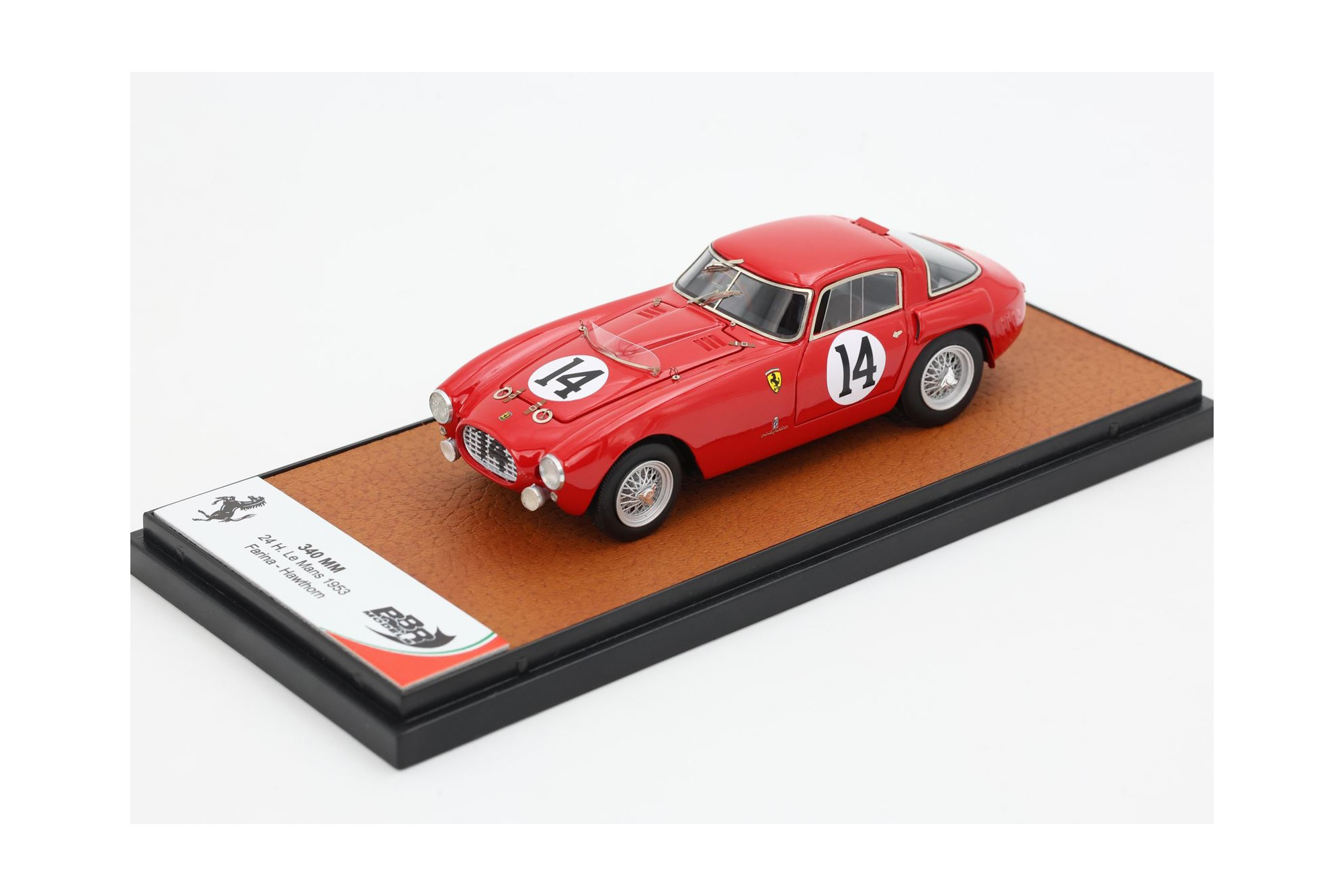 FERRARI 340 MM S/N 0320 24H LE MANS 1953 DRIVER FARINA-HAWTHORN / ФЕРРАРИ 340 ММ С № 0320 24Х ЛЕ-МАН 1953 1:43