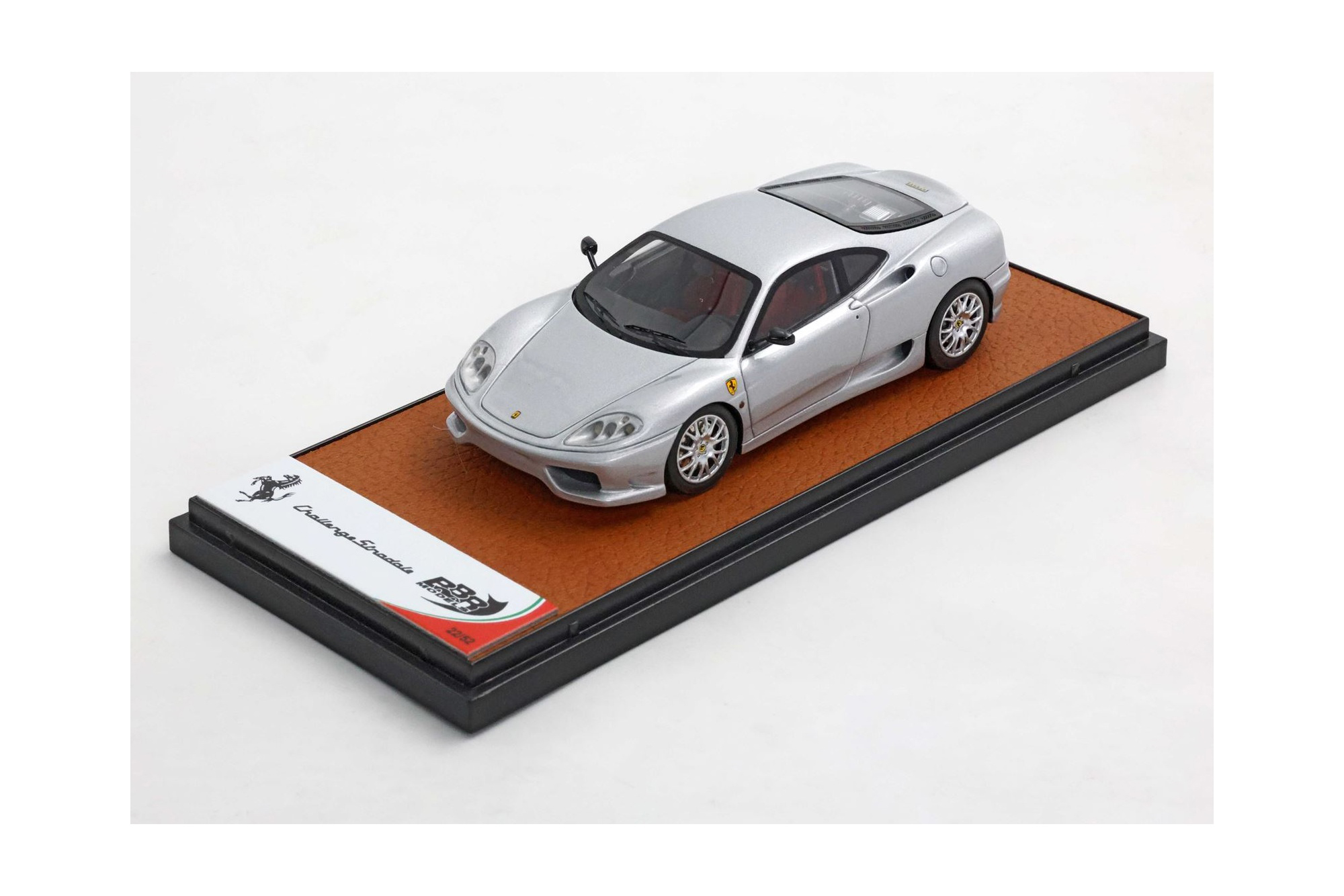 FERRARI 360 CHALLENGE STRADALE ARGENTO NURBURGRING / ФЕРРАРИ 360 КХАЛЛЕНГЕ СТРАДАЛЕ НУРБУРГРИНГ 1:43 СЕРЕБРИСТЫЙ