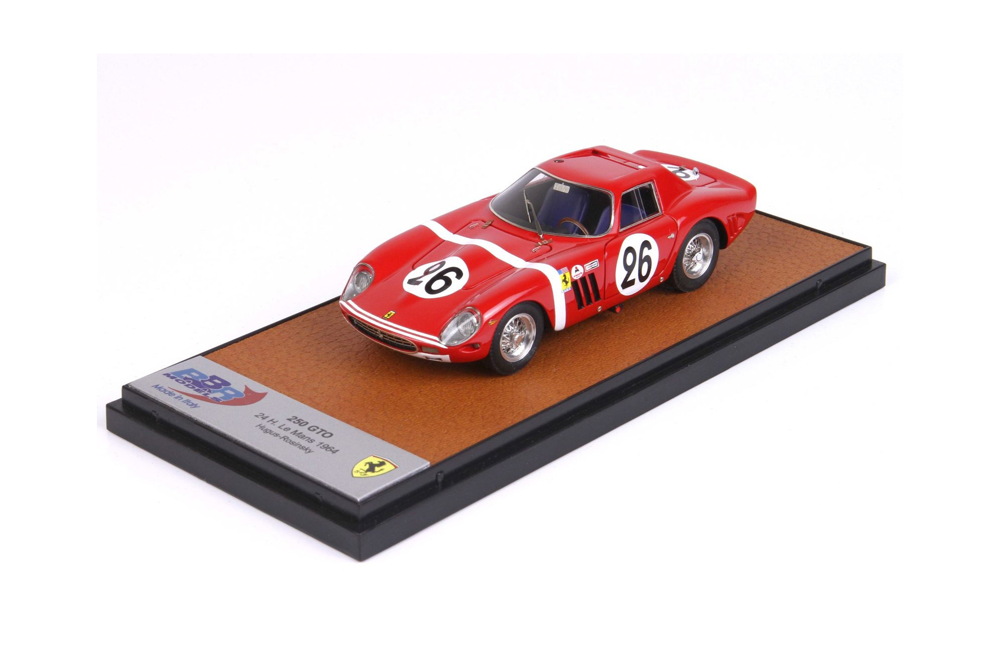 FERRARI 250 GTO 24H LE MANS 1964 CAR N° 26 / ФЕРРАРИ 250 ГТО 24Х ЛЕ-МАН 1964 АВТОМОБИЛЬ №° 26 1:43