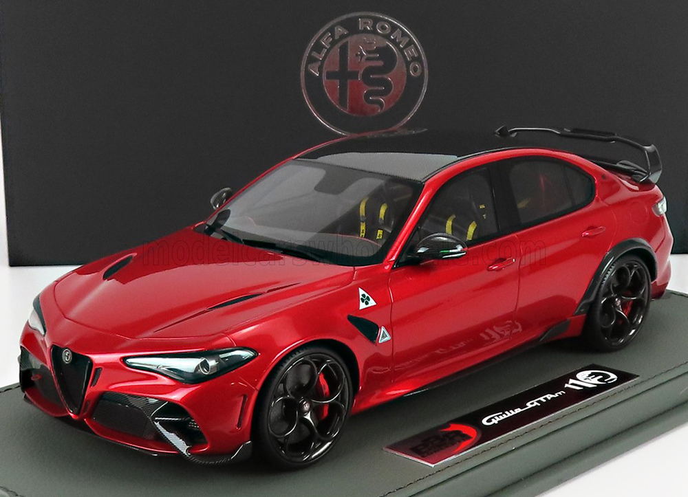ALFA ROMEO GIULIA GTAM 2020 - CON VETRINA - WITH SHOWCASE, ROSSO GTA - RED MET