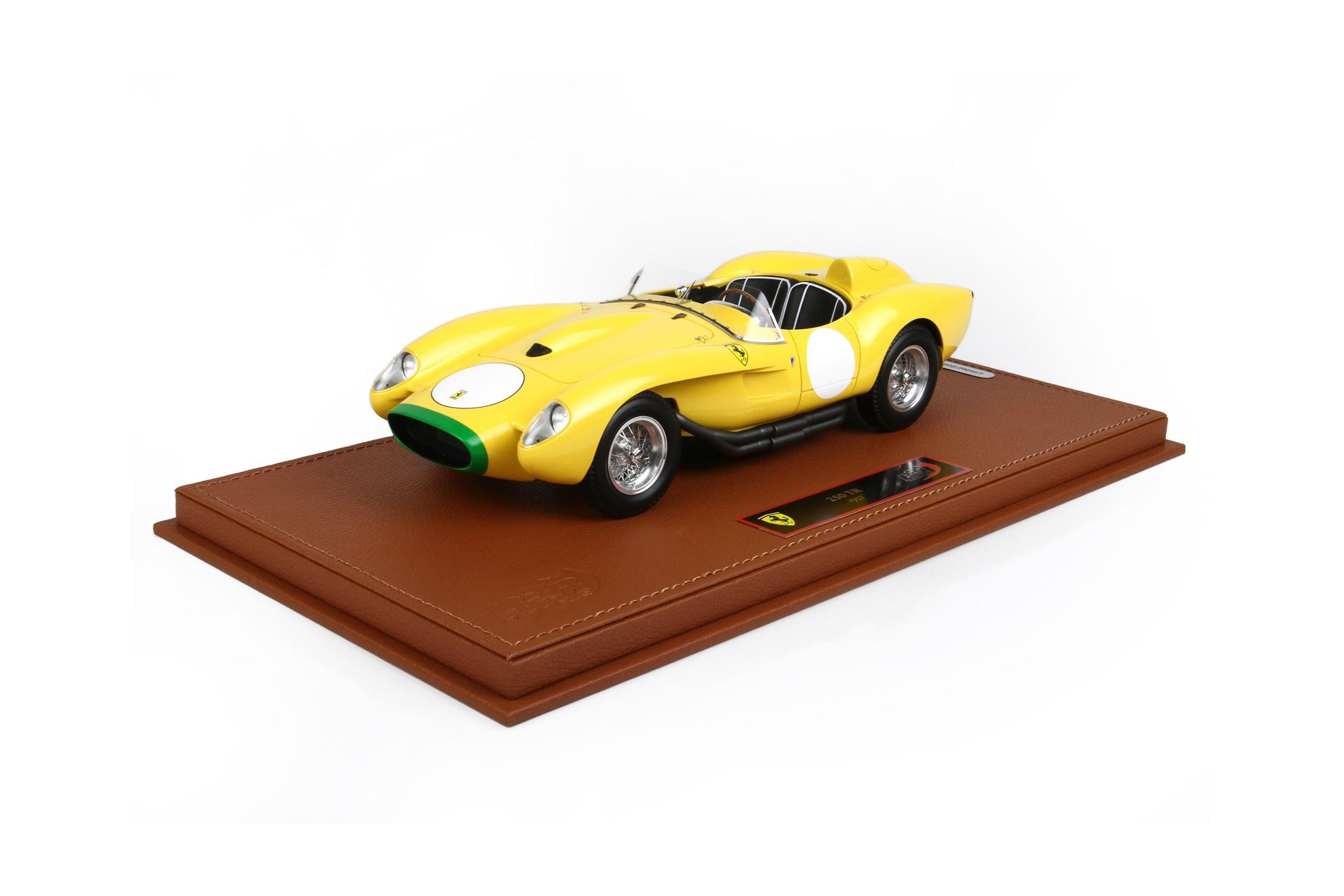 FERRARI 250 TESTAROSSA 1957 YELLOW / ФЕРРАРИ 250 ТЕСТАРОССА 1957 1:18 ЖЕЛТЫЙ