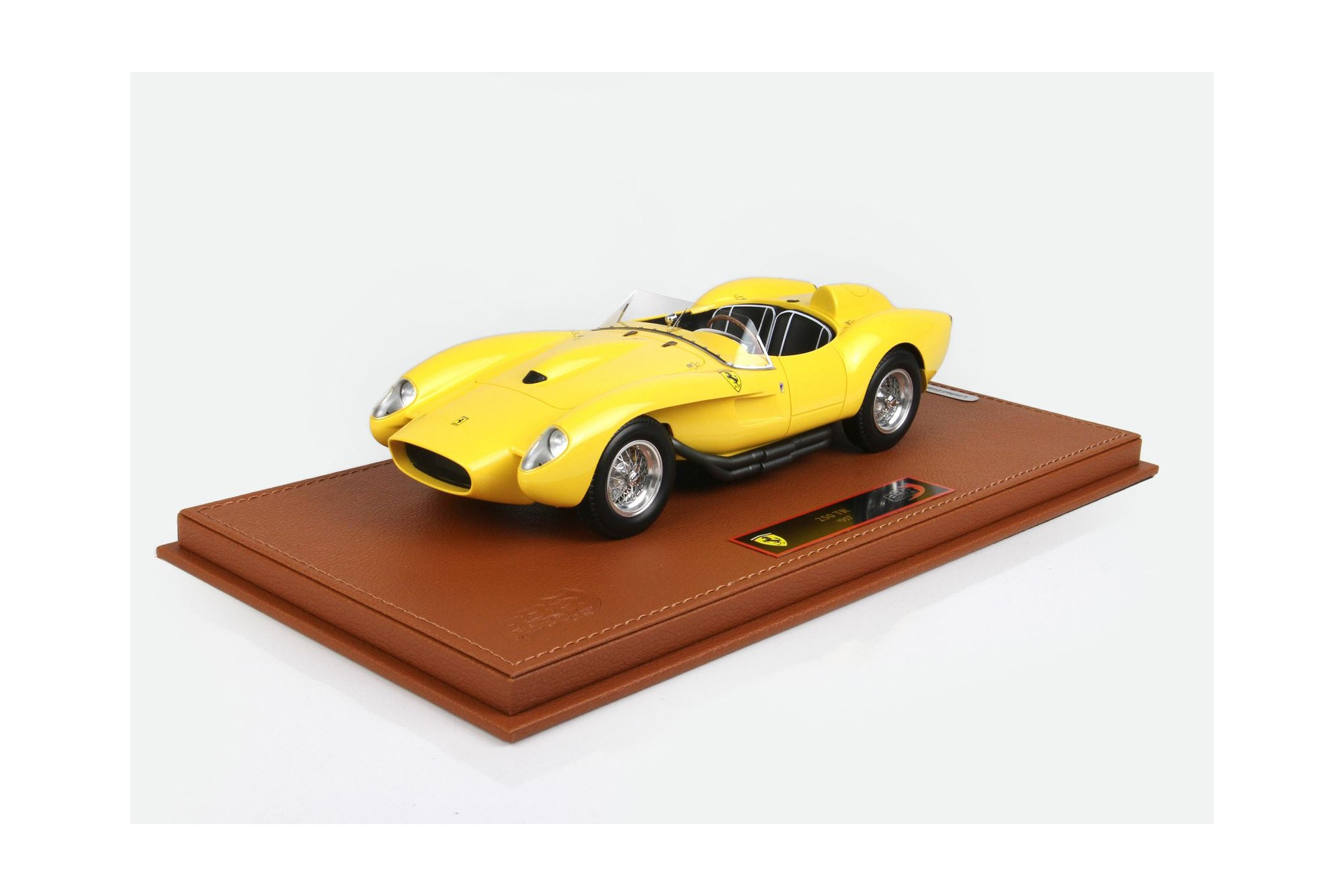 FERRARI 250 TESTAROSSA 1957 YELLOW / ФЕРРАРИ 250 ТЕСТАРОССА 1957 1:18 ЖЕЛТЫЙ