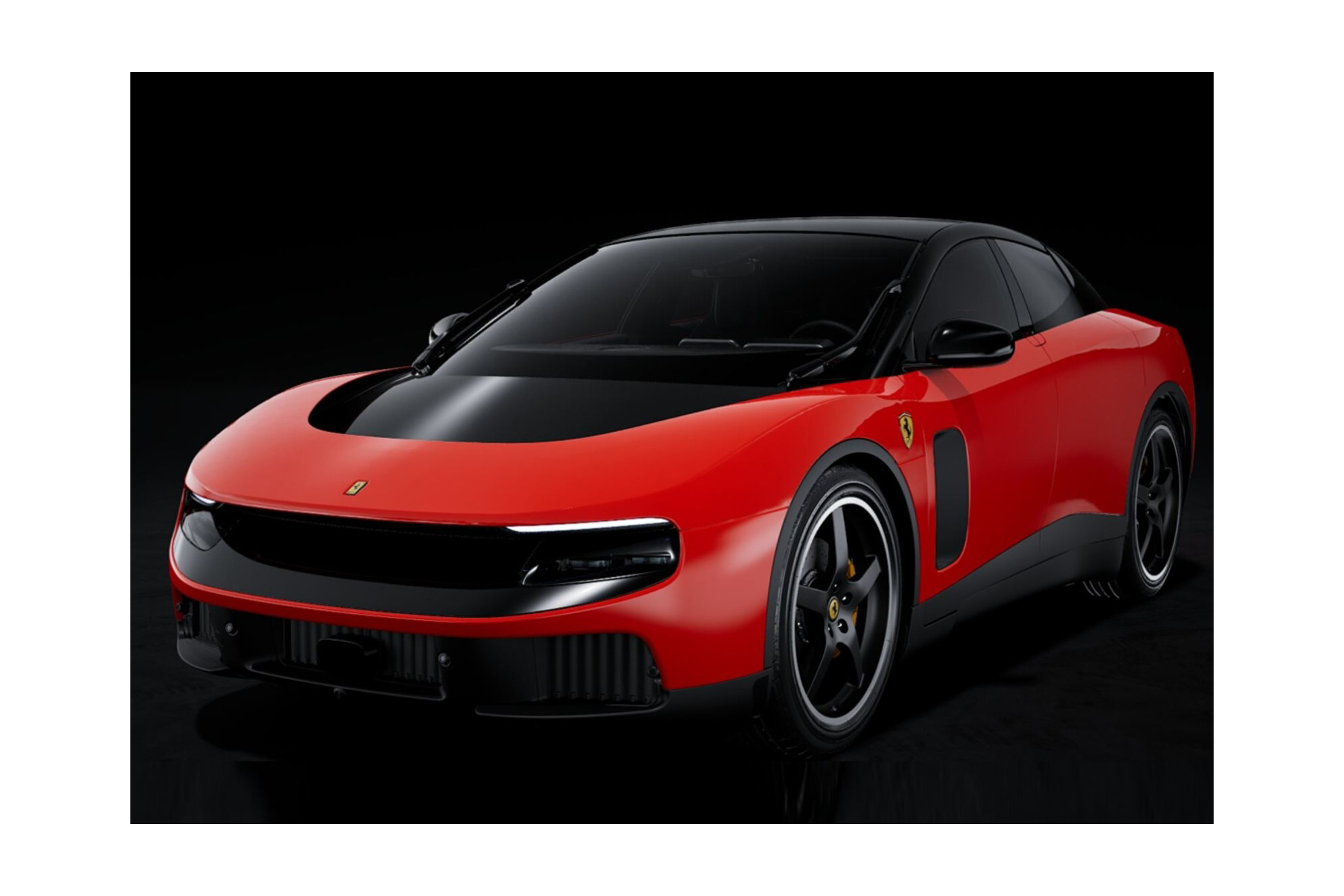 FERRARI LUCE PANORAMIC ROOF ROSSO CORSA / ФЕРРАРИ ЛУКЕ ПАНОРАМНАЯ КРЫША 1:18 КРАСНЫЙ