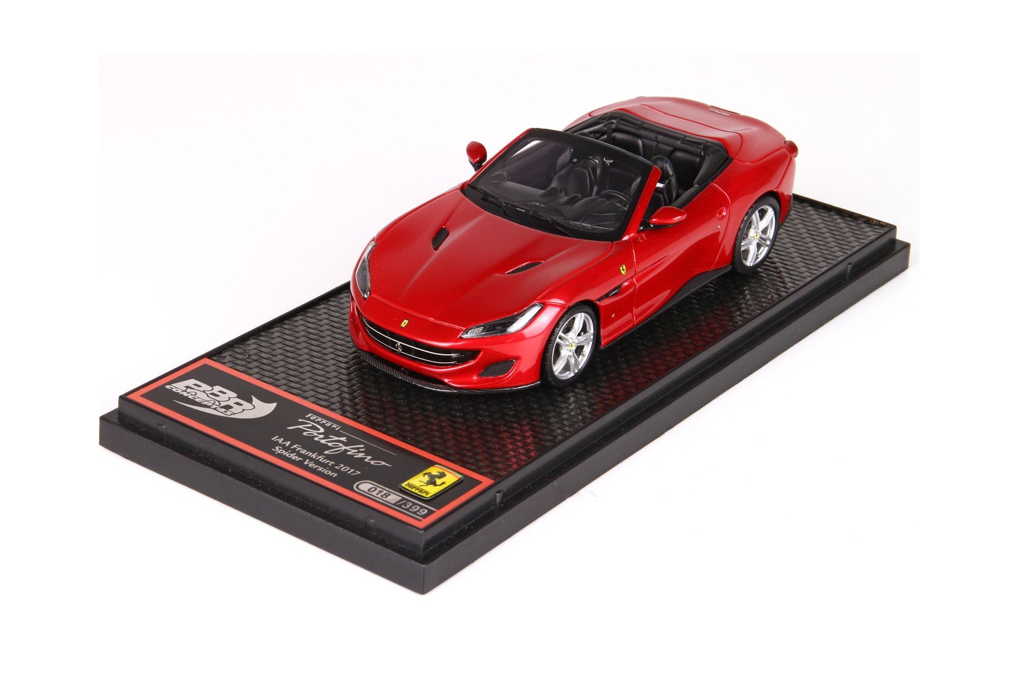 FERRARI PORTOFINO SPIDER VERSION ROSSO PORTOFINO / ФЕРРАРИ ПОРТОФИНО СПАЙДЕР ВЕРСИОН ПОРТОФИНО 1:43 КРАСНЫЙ