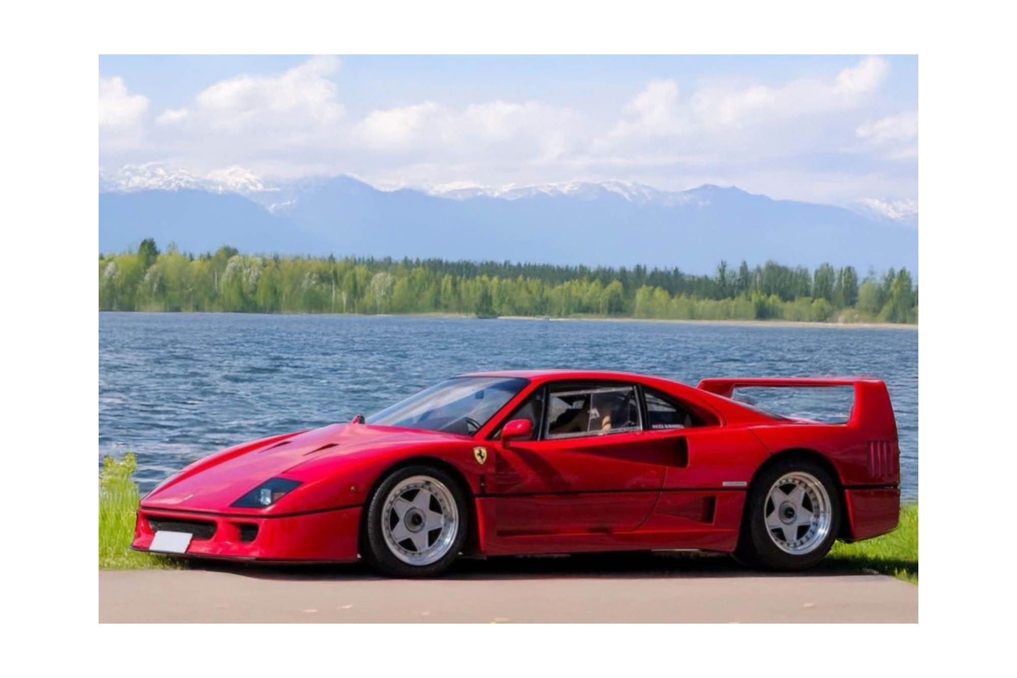 FERRARI F40 1987 ROSSO CORSA 322 - EX NIGEL MANSELL / ФЕРРАРИ Ф40 1987 322 1:43 КРАСНЫЙ