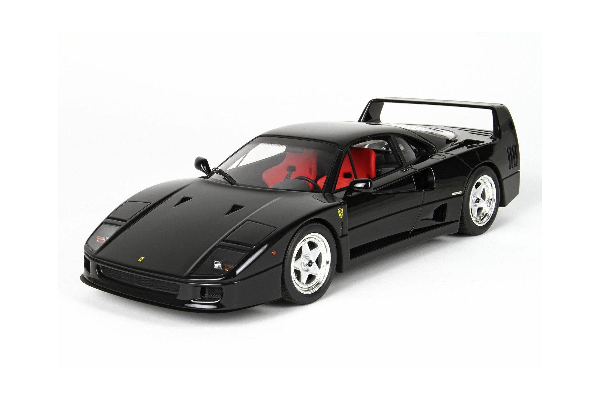 FERRARI F40 1987 BLACK - RED SEATS / ФЕРРАРИ Ф40 1987 1:43 КРАСНЫЙ