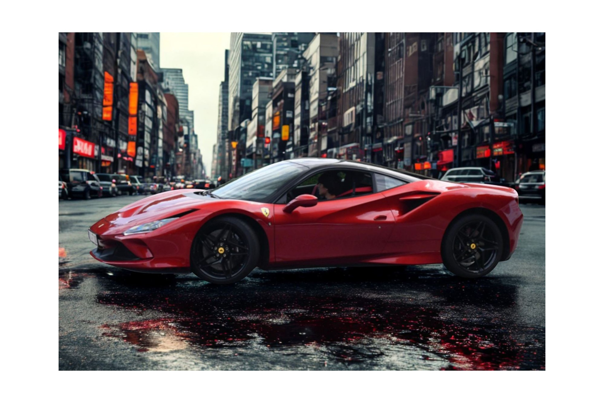 FERRARI F8 TRIBUTO ROSSO FUOCO / ФЕРРАРИ Ф8 ТРИБУТО 1:43 КРАСНЫЙ