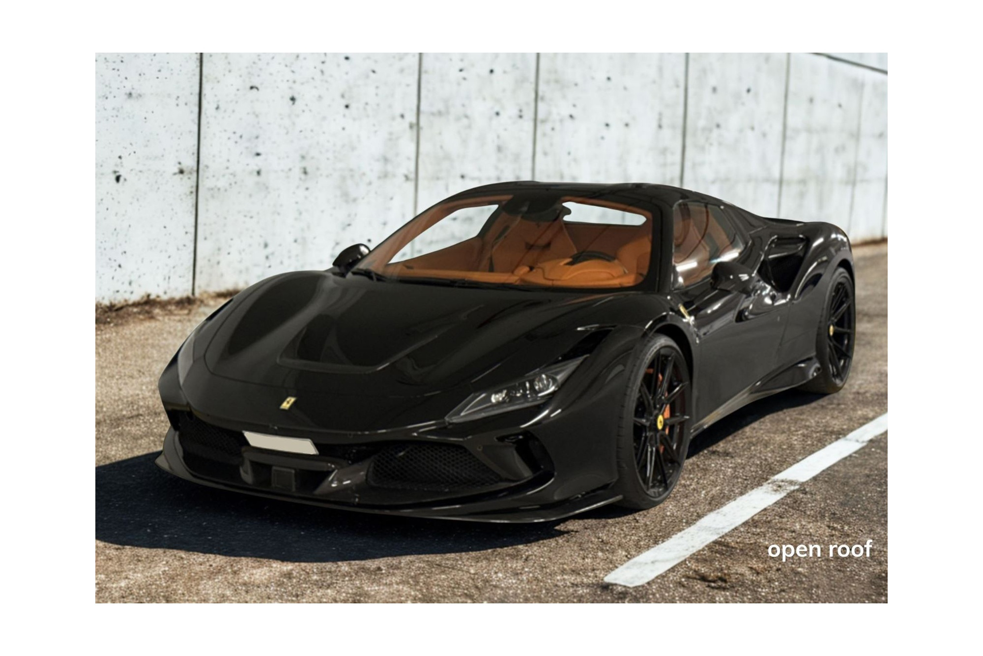 FERRARI F8 TRIBUTO SPIDER NERO DS / ФЕРРАРИ Ф8 ТРИБУТО СПАЙДЕР ДС 1:43 ЧЕРНЫЙ