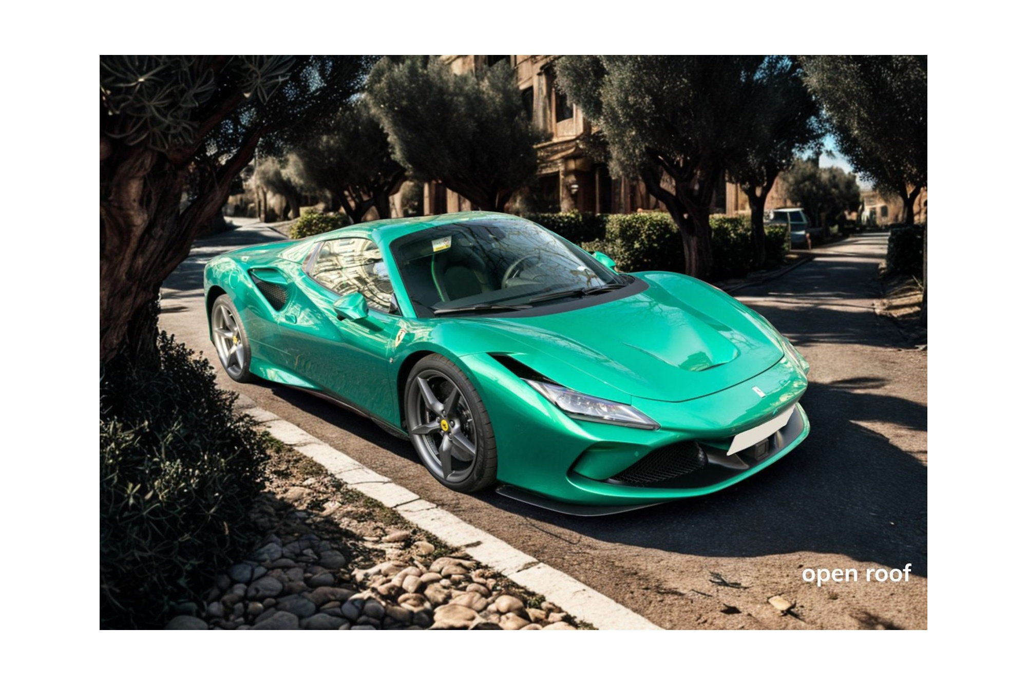FERRARI F8 TRIBUTO SPIDER GREEN JEWEL / ФЕРРАРИ Ф8 ТРИБУТО СПАЙДЕР ДЖЕВЕЛ 1:43 ЗЕЛЕНЫЙ