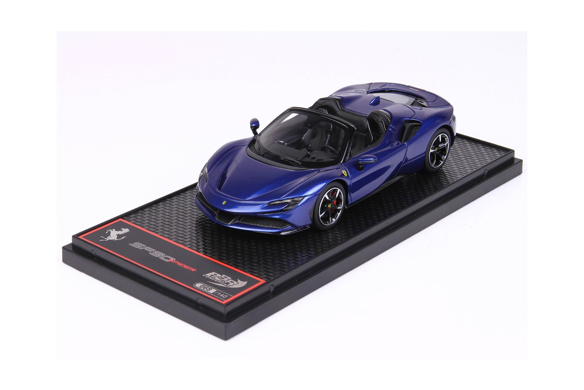 FERRARI SF90 SPIDER BLU ELETTRICO METAL / ФЕРРАРИ СФ90 СПАЙДЕР ЕЛЕТТРИКО МЕТАЛ 1:43 СИНИЙ