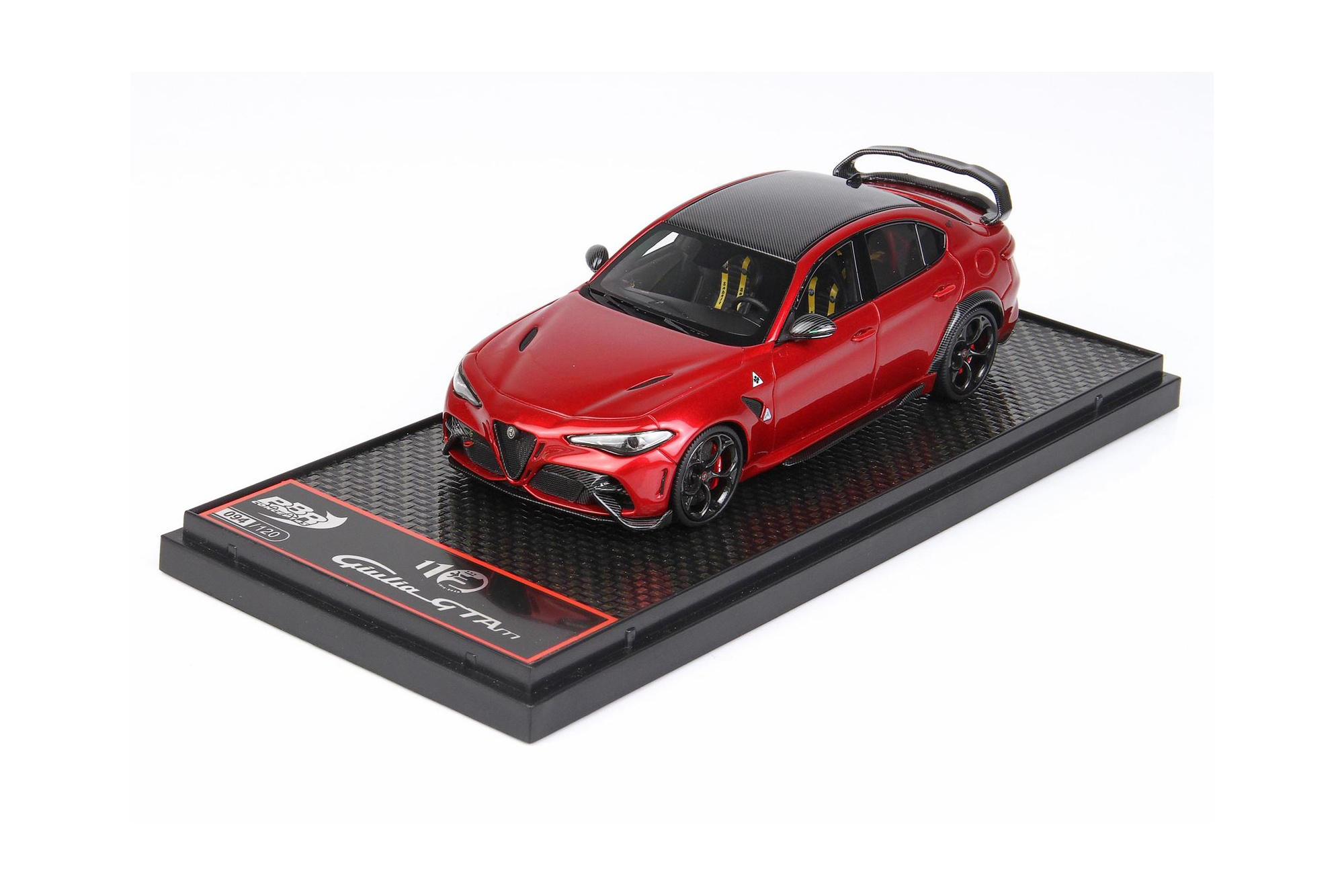 ALFA ROMEO GIULIA GTAM ROSSO GTA ROLL BAR ROSSO GTA BRAKES RED / АЛЬФА РОМЕО ДЖУЛИЯ ГТАМ ГТА РОЛЛ БАР ГТА БРАКЕС 1:43 КРАСНЫЙ
