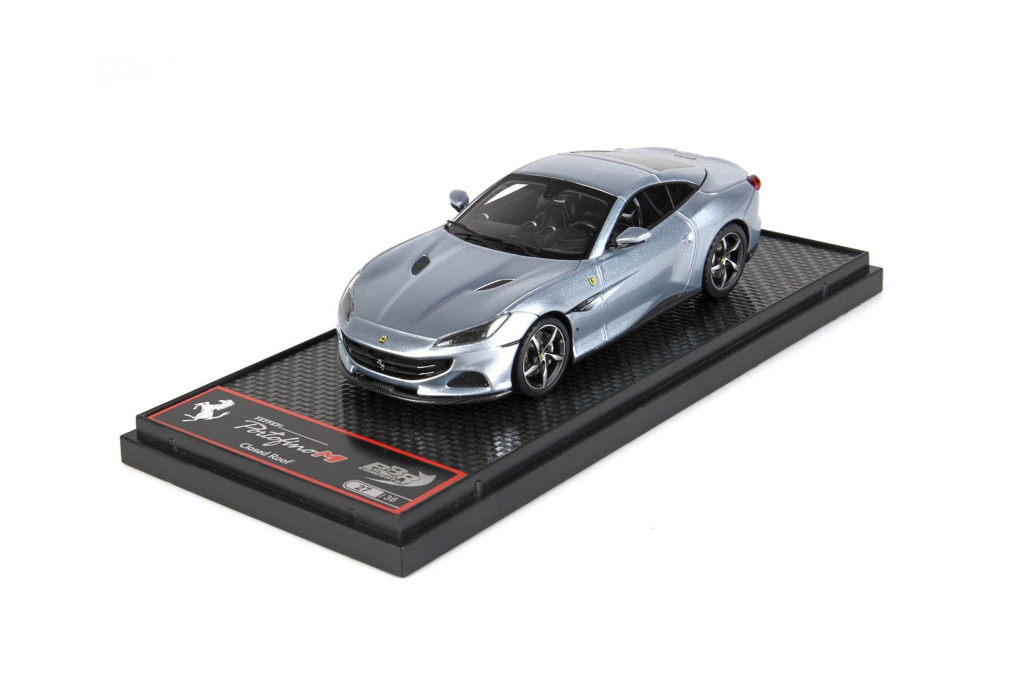 FERRARI PORTOFINO M SPIDER CLOSED ROOF GRIGIO ALLOY / ФЕРРАРИ ПОРТОФИНО М СПАЙДЕР ЗАКРЫТАЯ КРЫША 1:43 СЕРЫЙ
