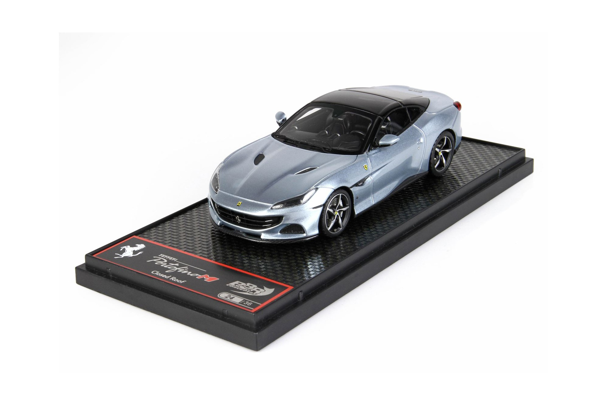 FERRARI PORTOFINO M SPIDER CLOSED ROOF GRIGIO ALLOY / ФЕРРАРИ ПОРТОФИНО М СПАЙДЕР ЗАКРЫТАЯ КРЫША 1:43 СЕРЫЙ