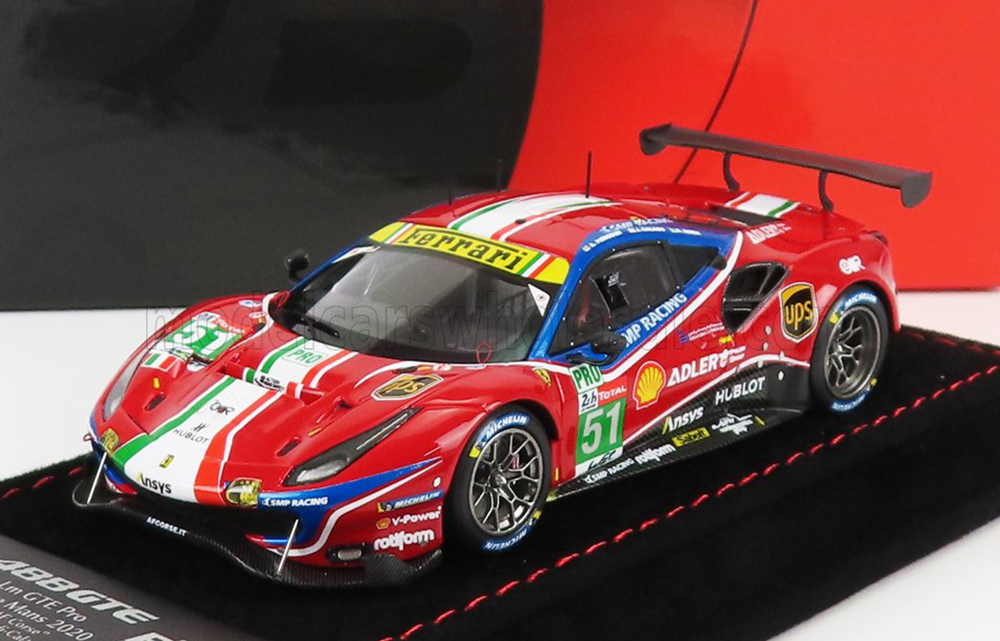 FERRARI 488 GTE EVO 3.9L TURBO V8 TEAM AF CORSE N51 2ND LMGTE PRO CLASS 24H LE MANS 2020