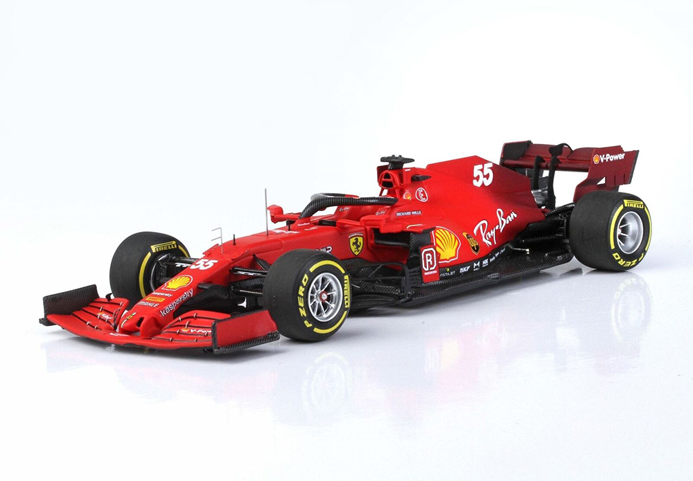FERRARI F1 SF21 TEAM SCUDERIA FERRARI MISSION WINNOW #55 C.SAINZ EMILIA ROMAGNA ITALY GP (2021)