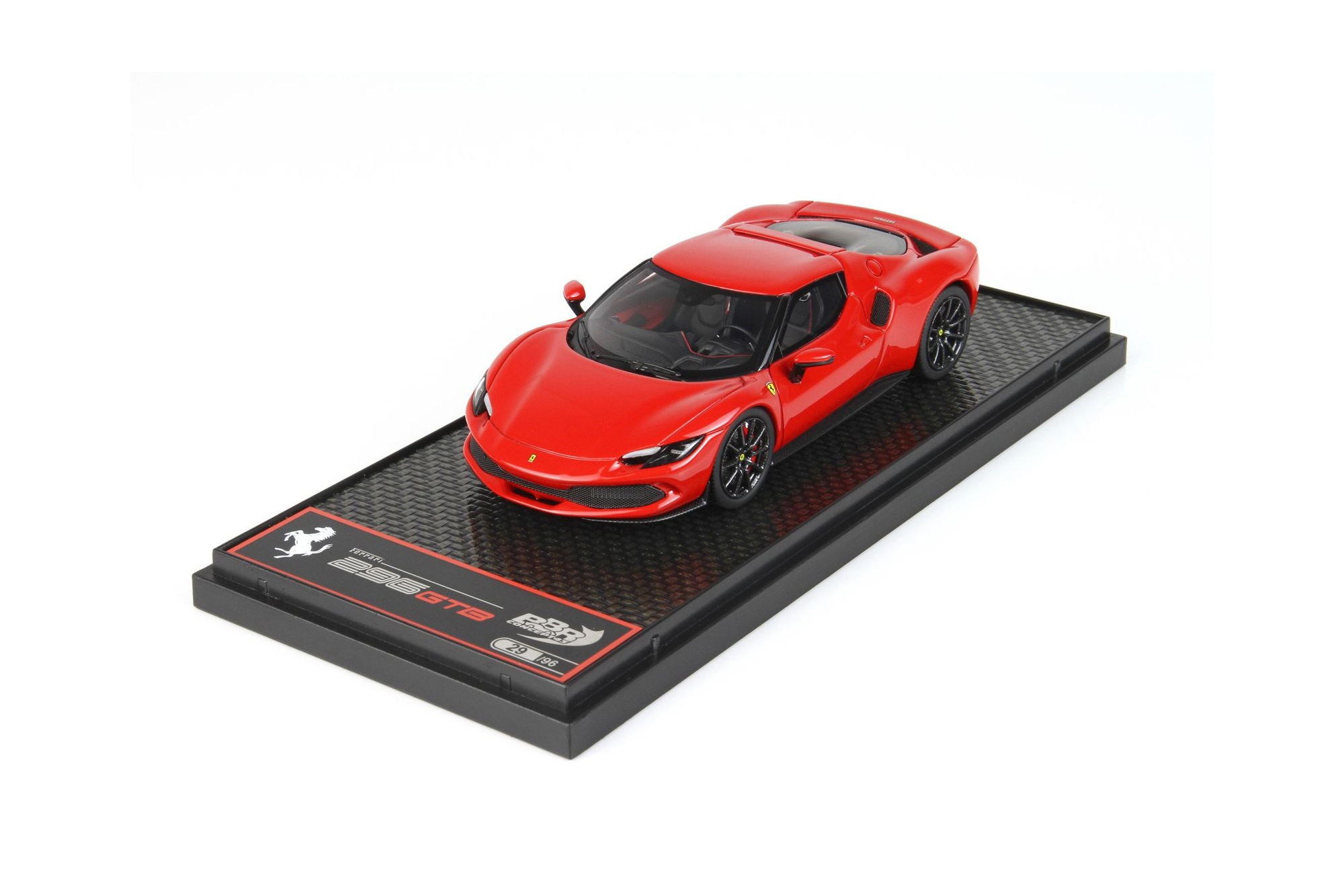 FERRARI 296 GTB ROSSO CORSA 322 / ФЕРРАРИ 296 ГТБ 322 1:43 КРАСНЫЙ