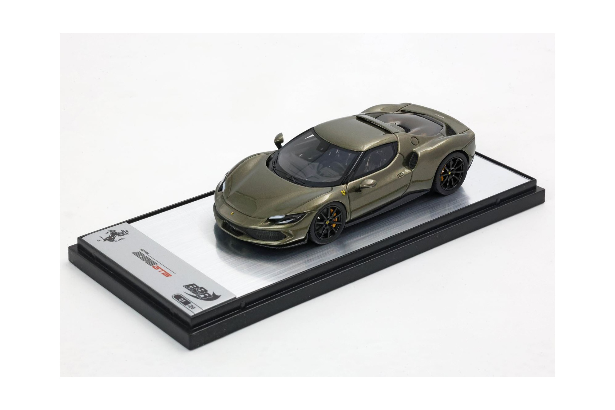 FERRARI 296 GTB VERDE MANZONI GLOSS / ФЕРРАРИ 296 ГТБ МАНЗОНИ ГЛОСС 1:43 ЗЕЛЕНЫЙ
