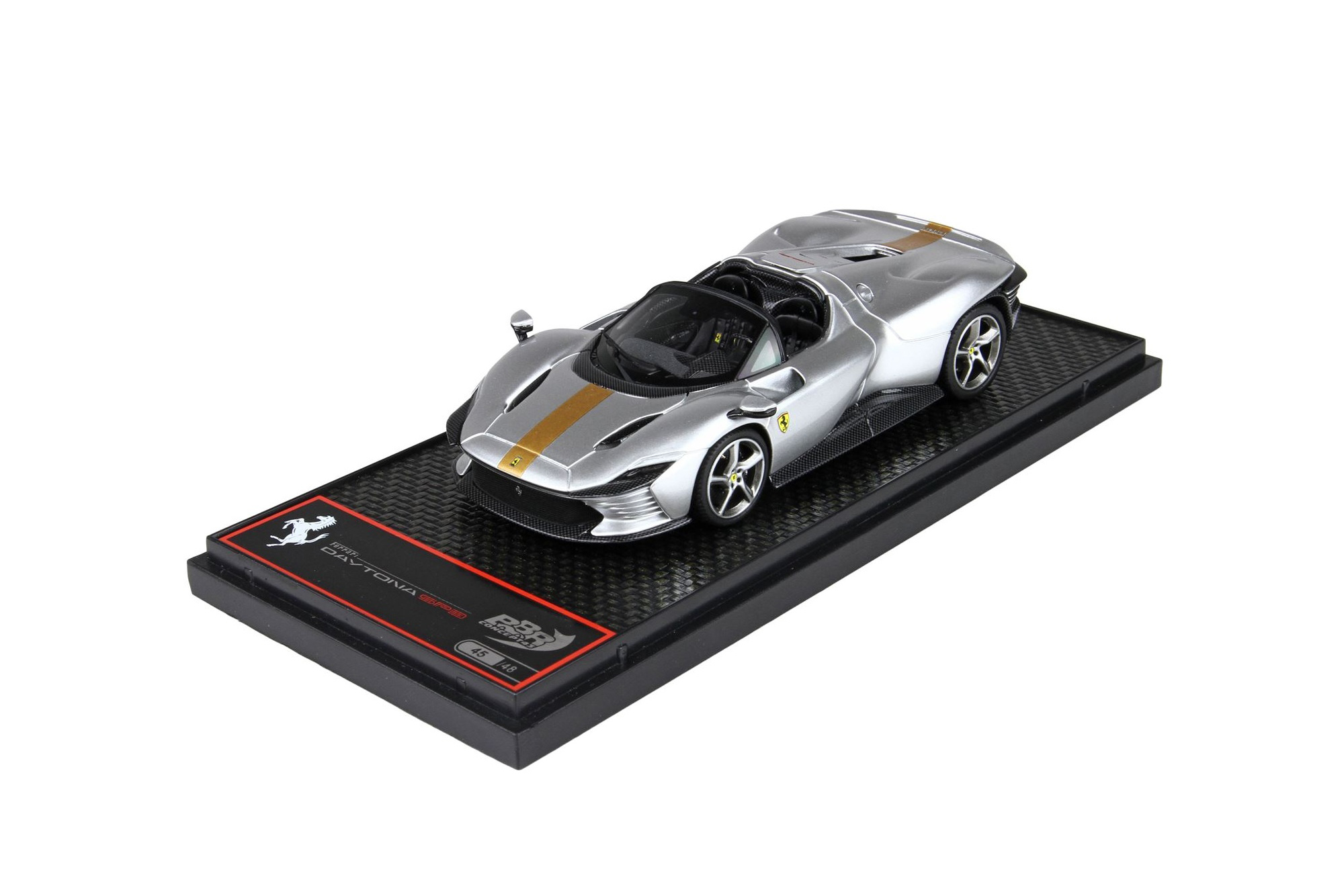 FERRARI DAYTONA SP3 SERIE ICONA ARGENTO NURBURGRING / ФЕРРАРИ ДАЙТОНА СП3 СЕРИЕ ИКОНА НУРБУРГРИНГ 1:43 СЕРЕБРИСТЫЙ