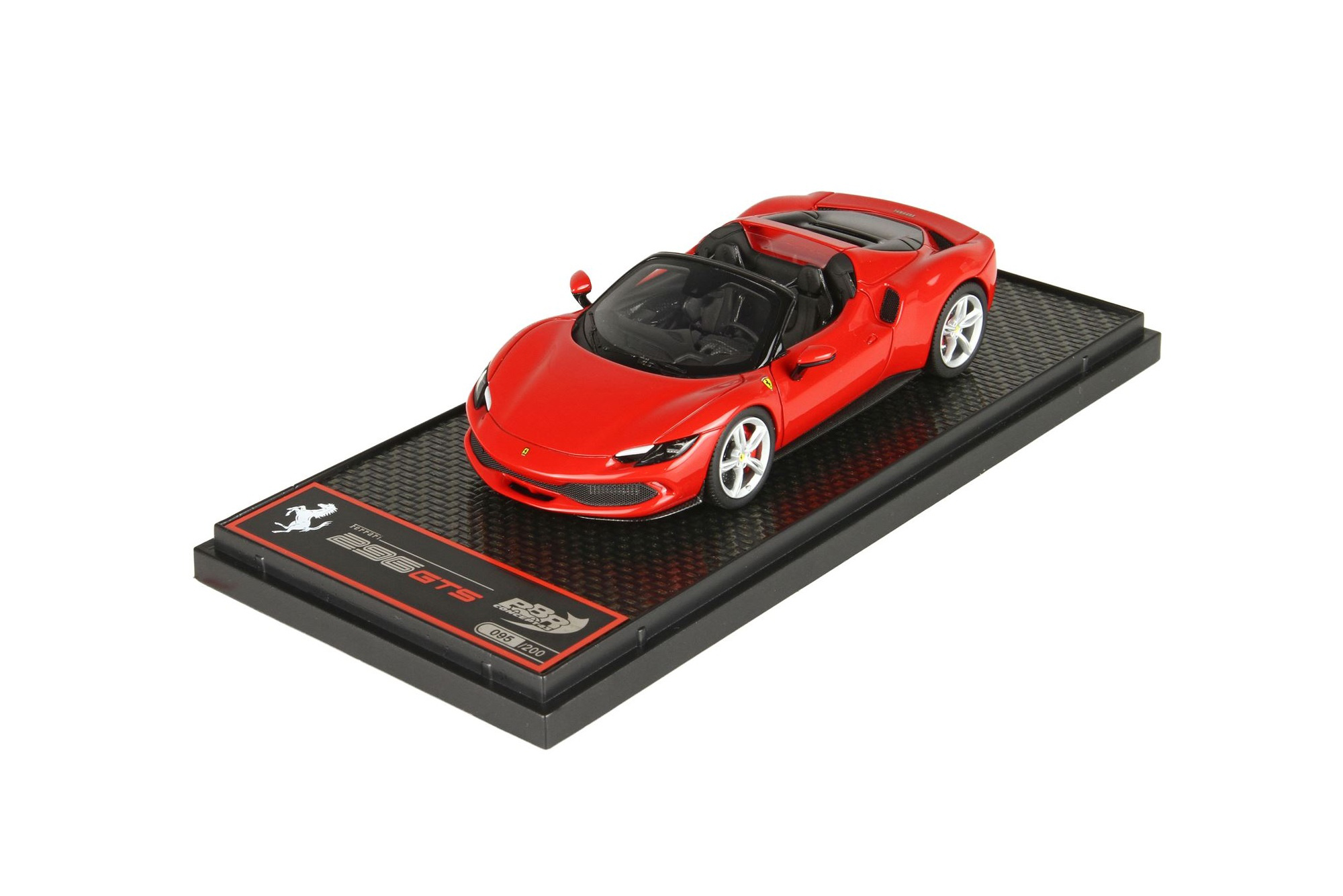 FERRARI 296 GTS ROSSO CORSA 322 / ФЕРРАРИ 296 ГТС 322 1:43 КРАСНЫЙ