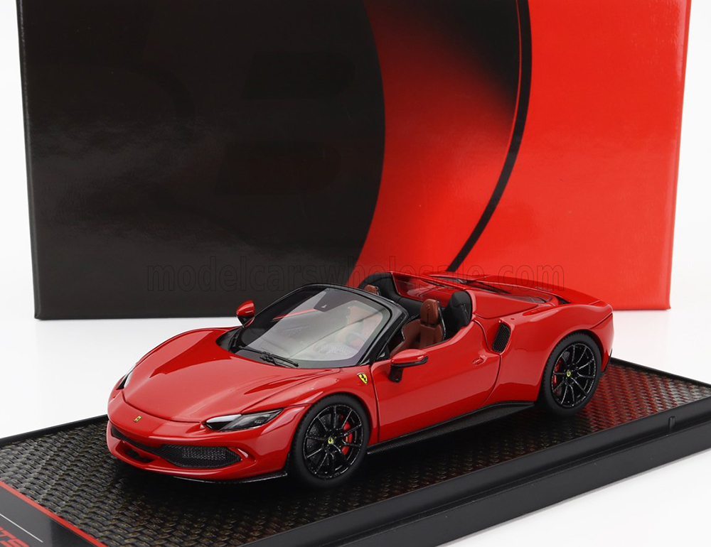 FERRARI 296 GTS SPIDER (2022) - BLACK WHEELS, ROSSO CORSA 322 - RED
