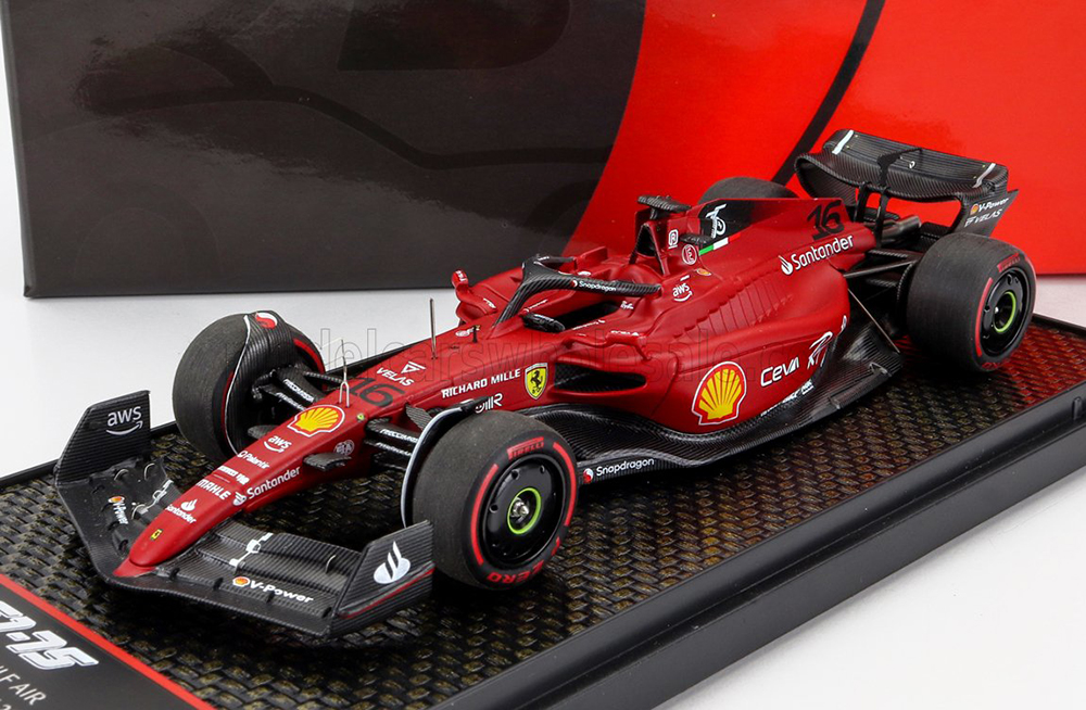 FERRARI F1-75 TEAM SCUDERIA FERRARI N16 WINNER BAHRAIN GP 2022 CHARLES LECLERC, RED
