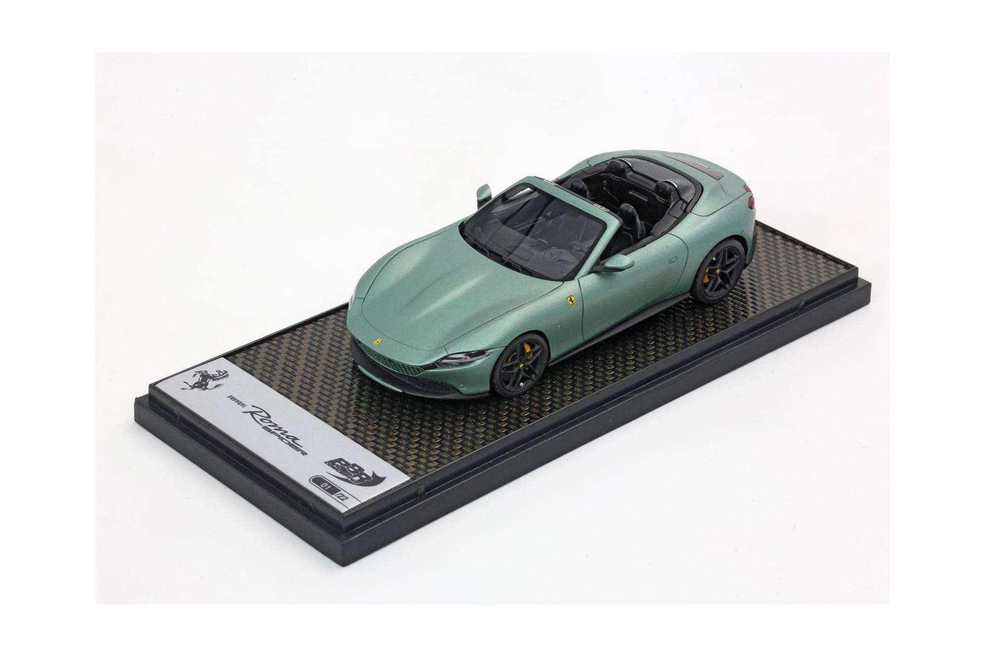 FERRARI ROMA SPIDER VERDE MEDIO MATT RED BRAKES / ФЕРРАРИ РОМА СПАЙДЕР МЕДИО МАТТ БРАКЕС 1:43 КРАСНЫЙ